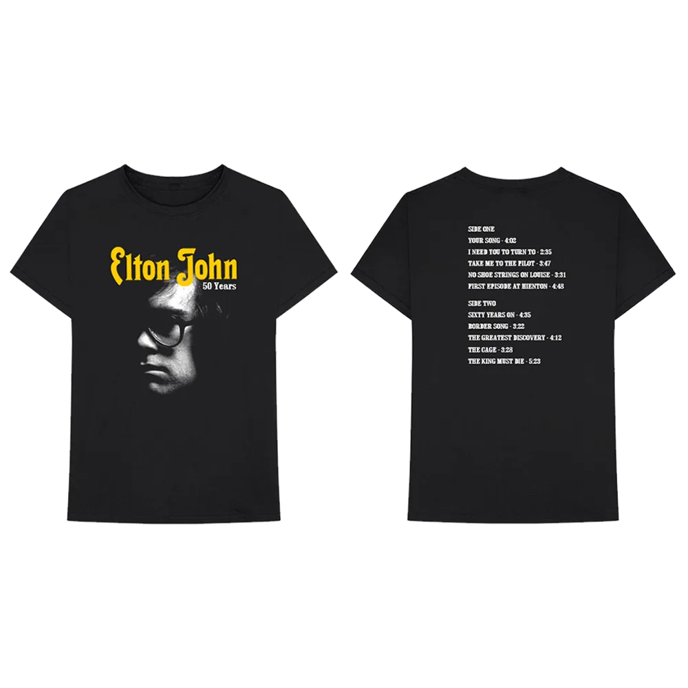 Elton John: 50 Year Anniversary T-Shirt