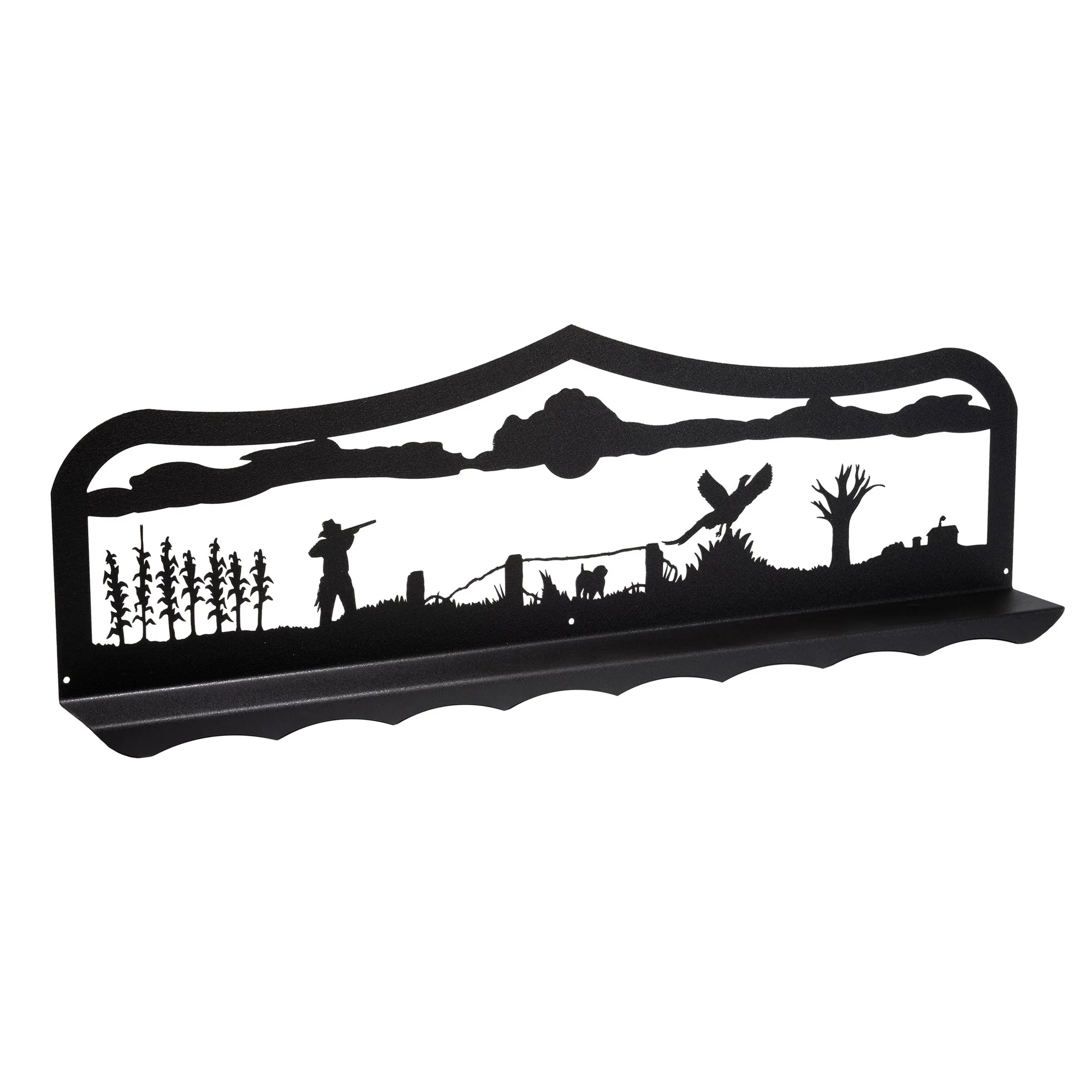 Pheasant Hunt Wall Shelf 32 1/2" x 10" x 3"