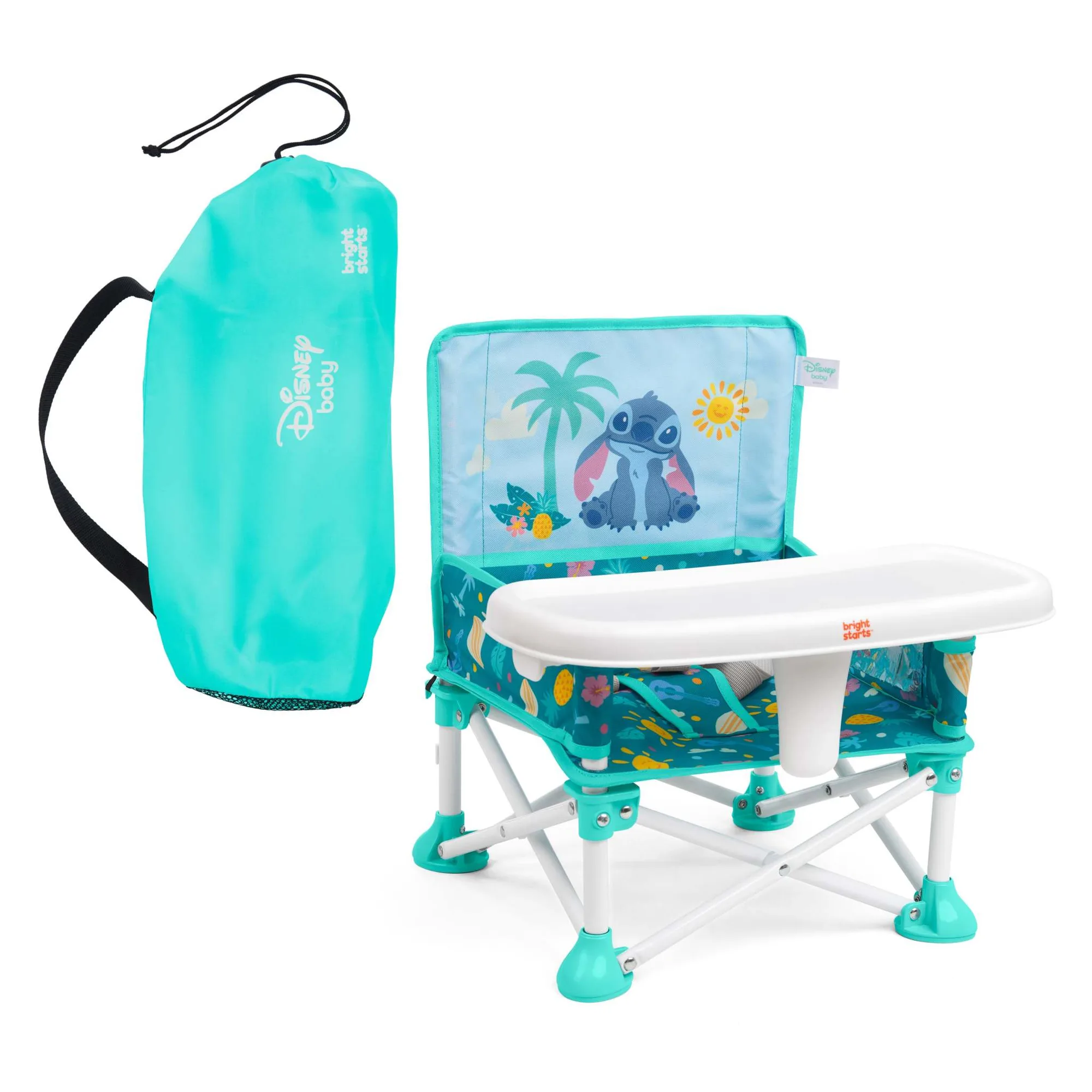 Bright Starts Disney Baby Pop 'N Sit Portable Booster, Stitch