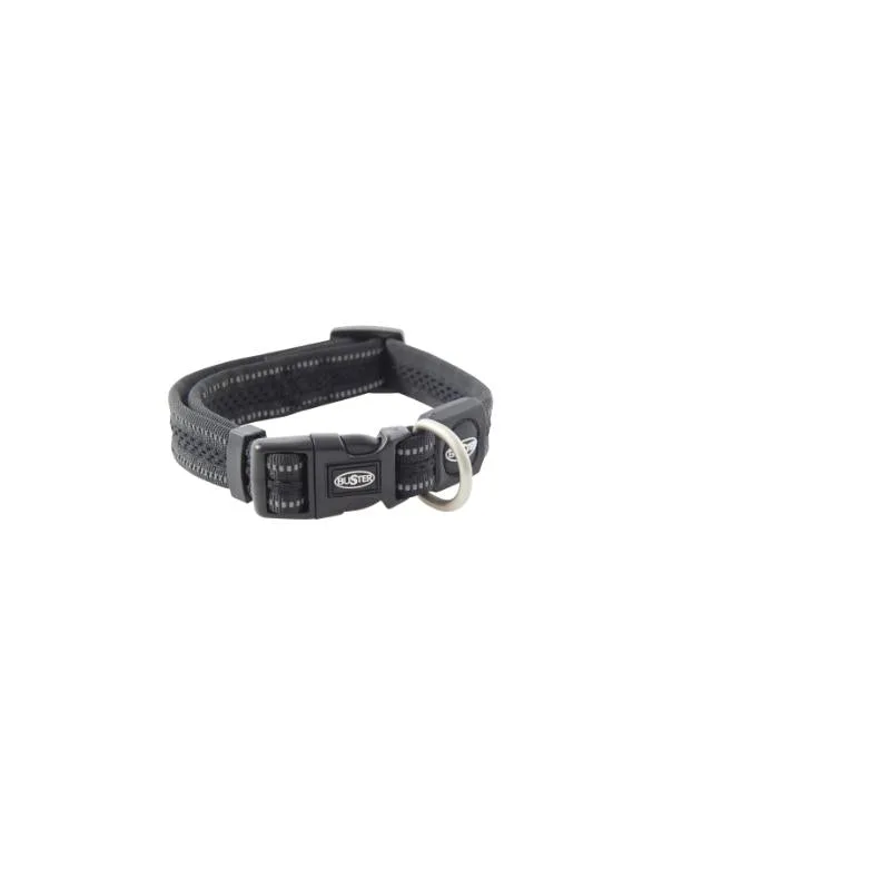 BUSTER Reflective Mesh Collar Black