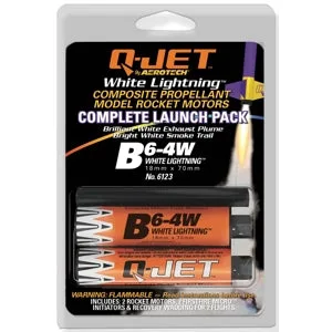 Paquete de lanzamiento completo Quest Q-Jet™ B6-4W White Lightning de 2 motores - Q6123