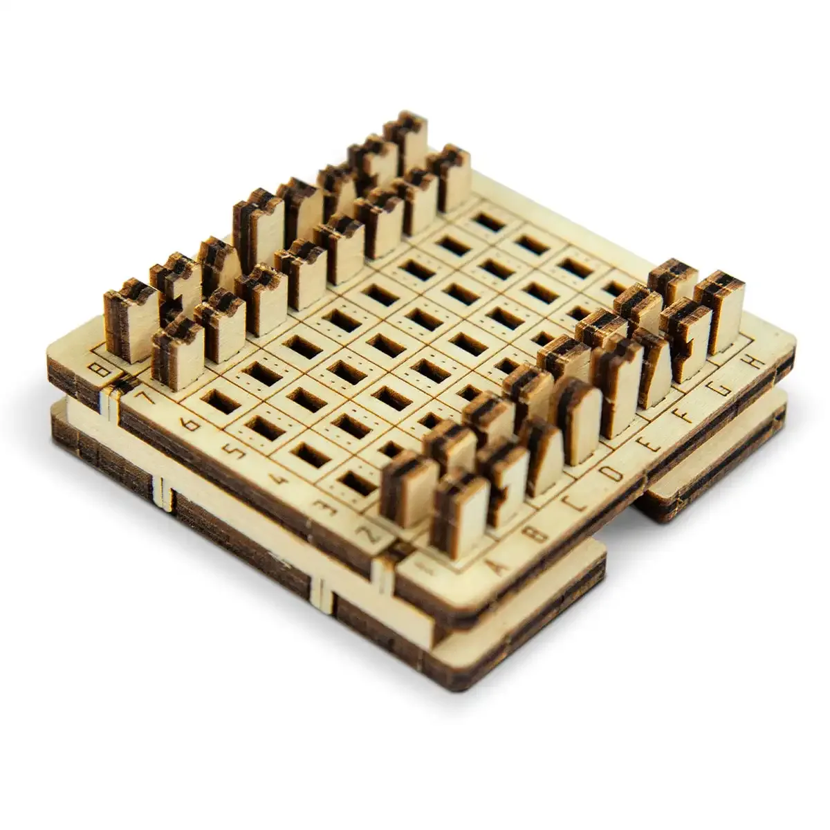 How to Solve a 3D Wooden Game Puzzle: Chess Assembly Guide