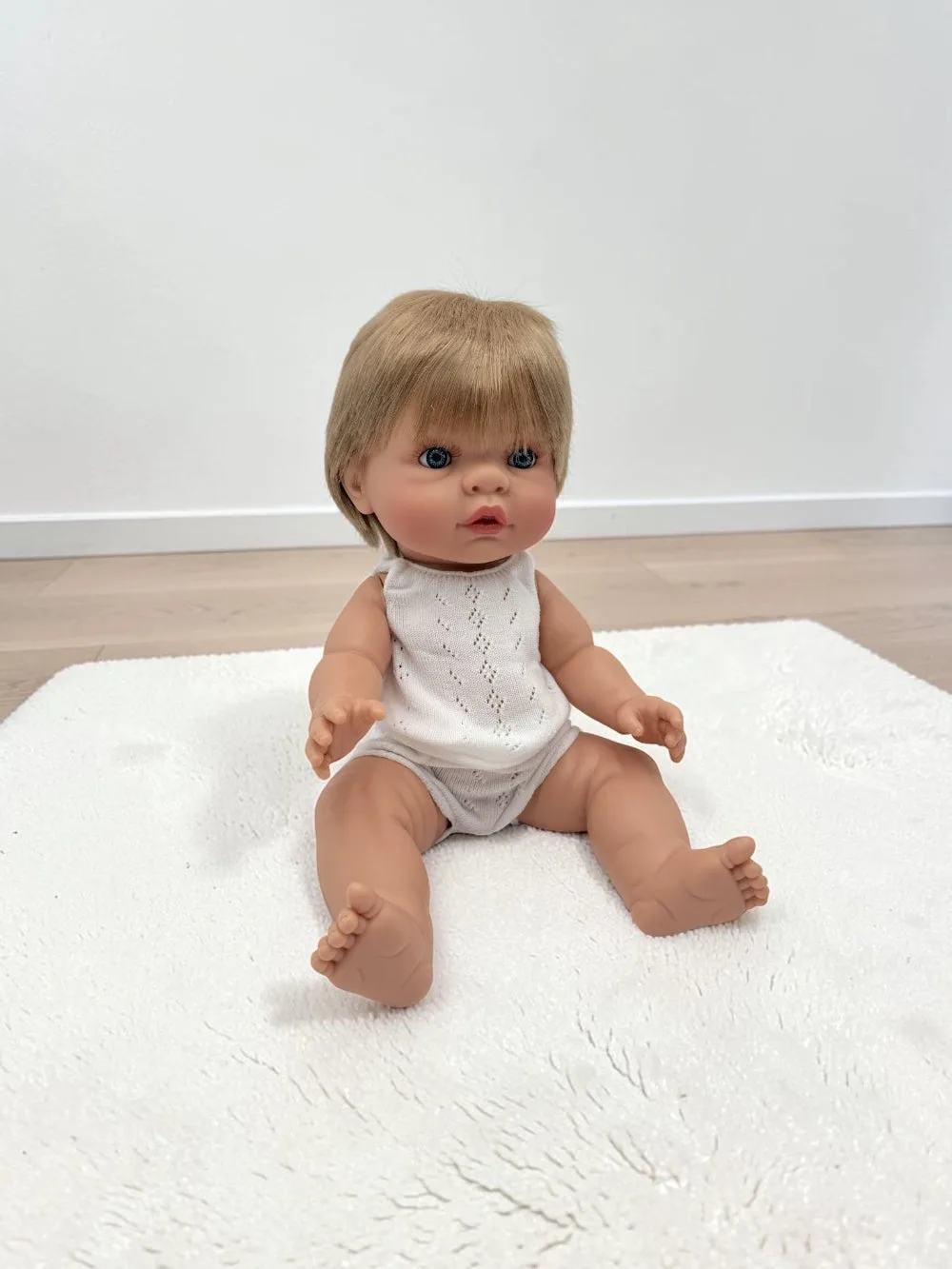 Bebenita 14" Baby Boy Doll - Rhodes | Unscented & Fully Clothed