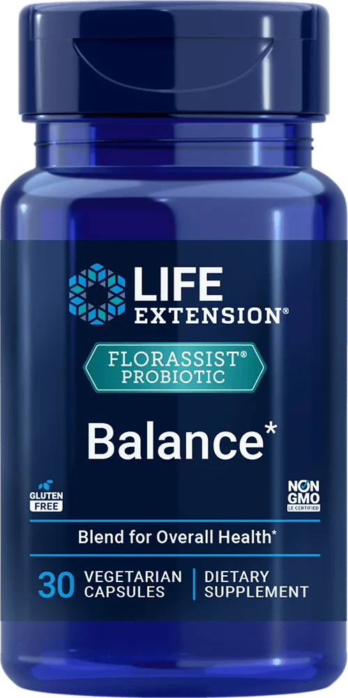 FLORASSIST® PROBIOTIC Balance, 30 vegetarian capsules