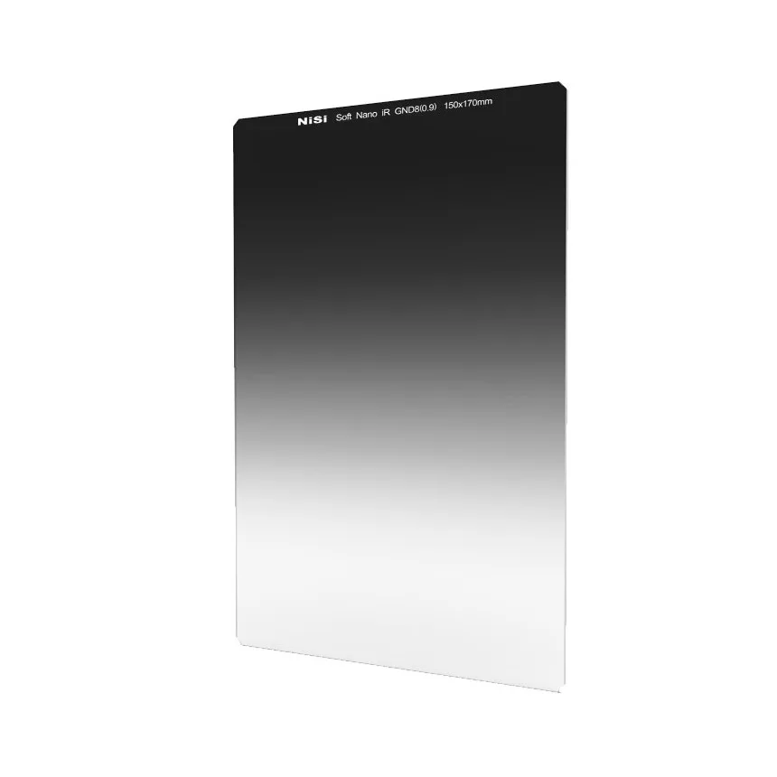 Nisi 150x170mm Nano IR Soft Graduated Neutral Density Filter – ND8 (0.9) – 3 Stop