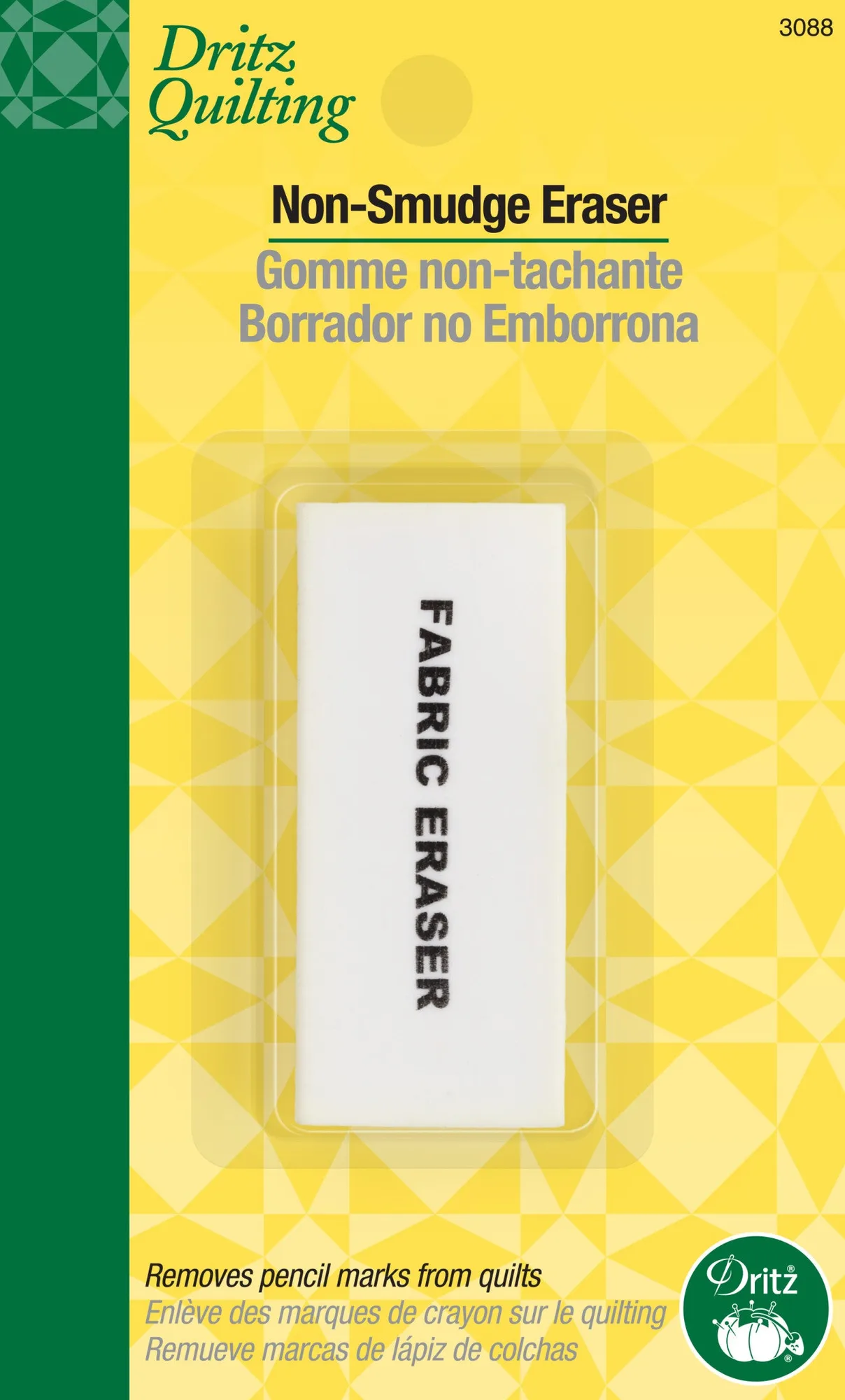 Borrador de tela sin manchas, blanco