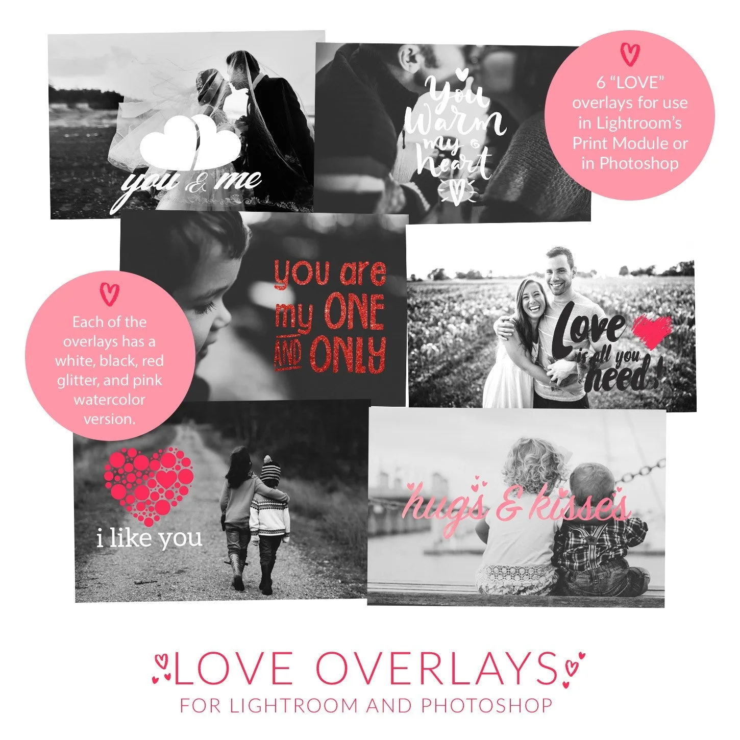 Using Pretty Valentine Overlays for Romantic Edits