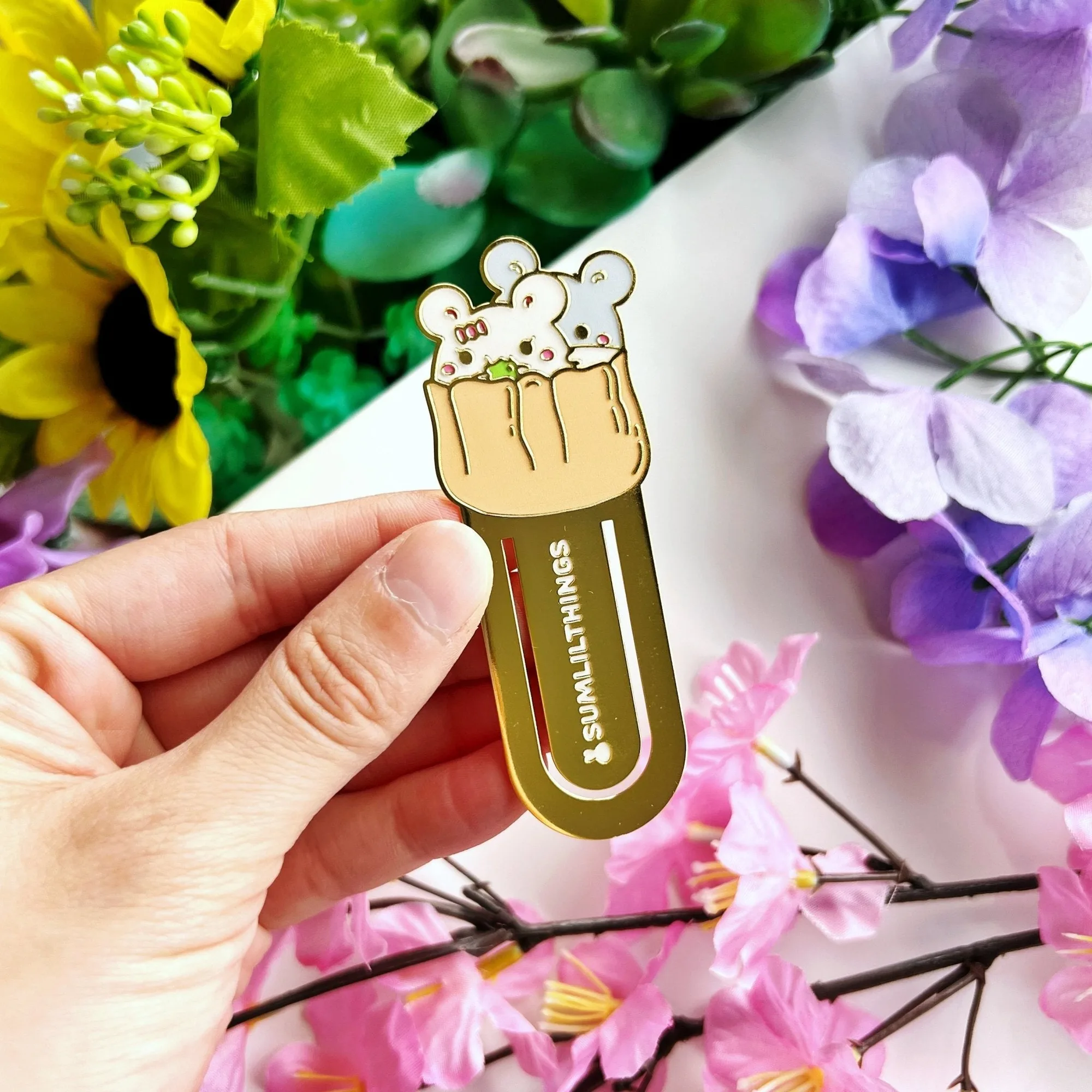 Metal Bookmark - Shumai Oatmeal & Cinnamon