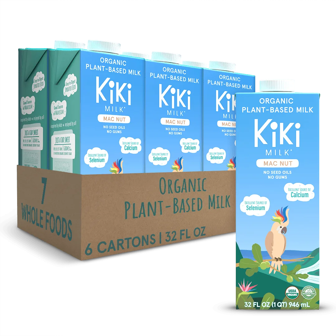 Mac Nut Kiki Milk • 32 fl oz • Pack of 6