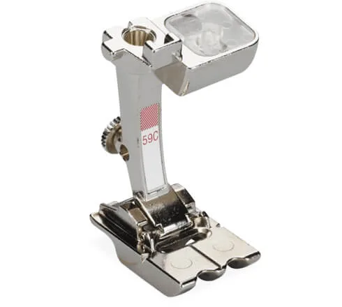 #59C BERNINA Pie para doble cordón 4-6mm