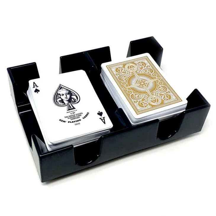 Card Tray: Swivel, Plastic, Black