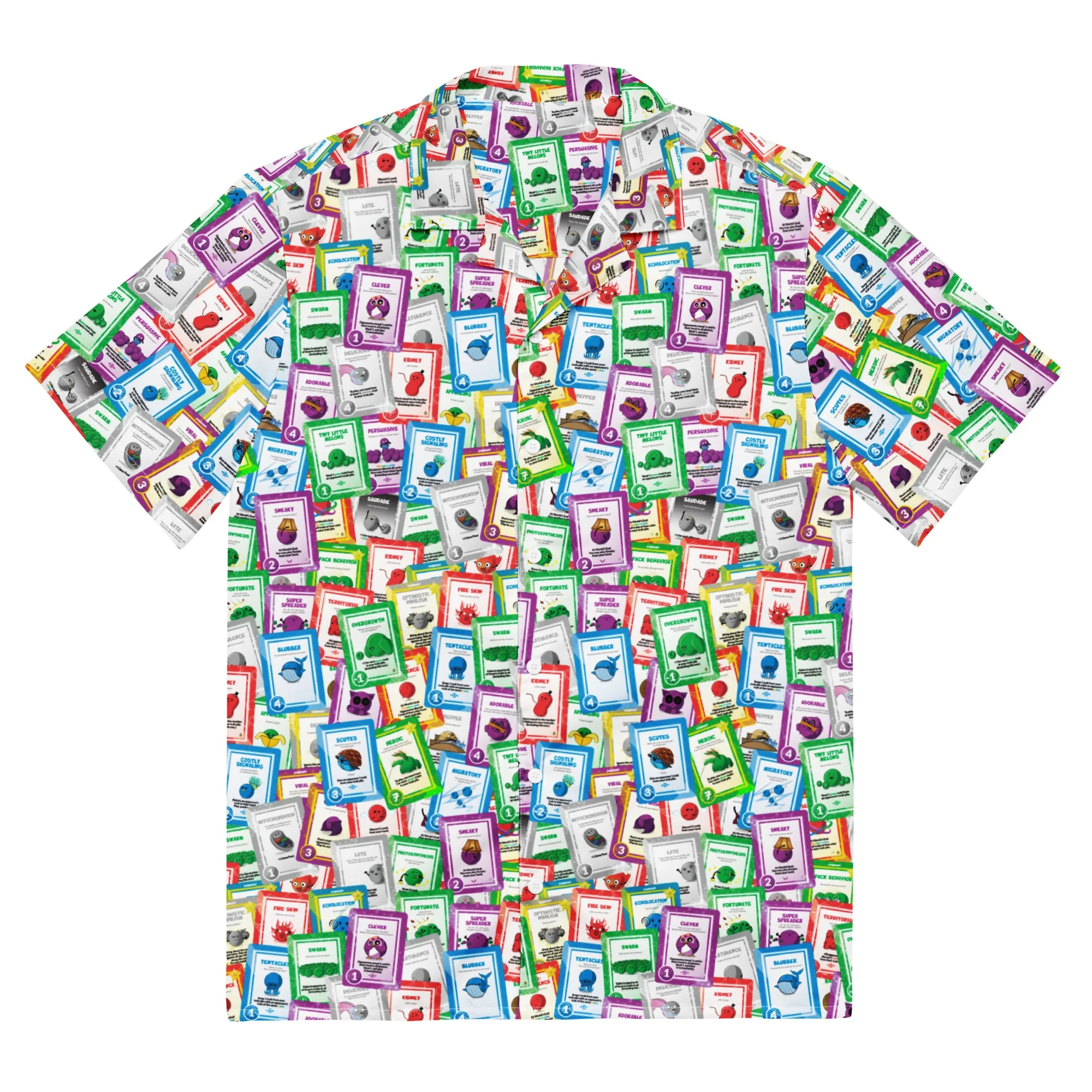 T-shirt hawaiana unisex Card-tastrophe per adulti