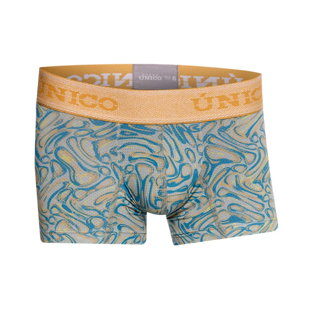 VORTEX BLUE KIDS' MID-LENGTH BOXERS