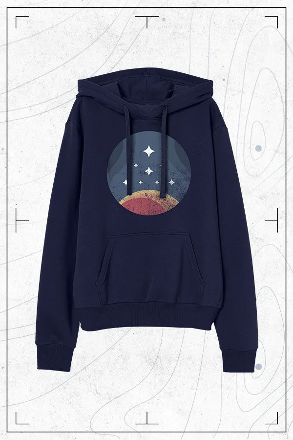 Starfield Retro Constellation Logo Hoodie: Größen- und Passformratgeber
