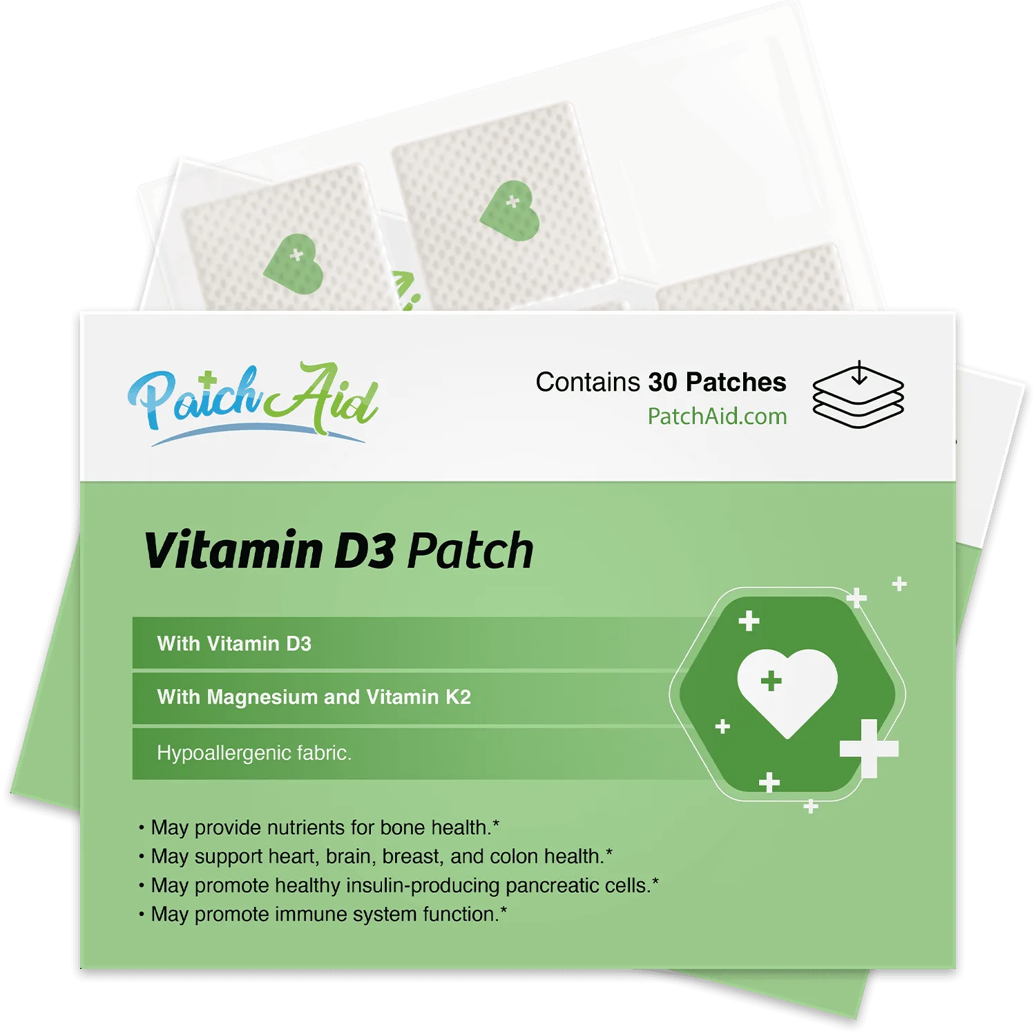 Vitamin D3 with K2 Vitamin Patch