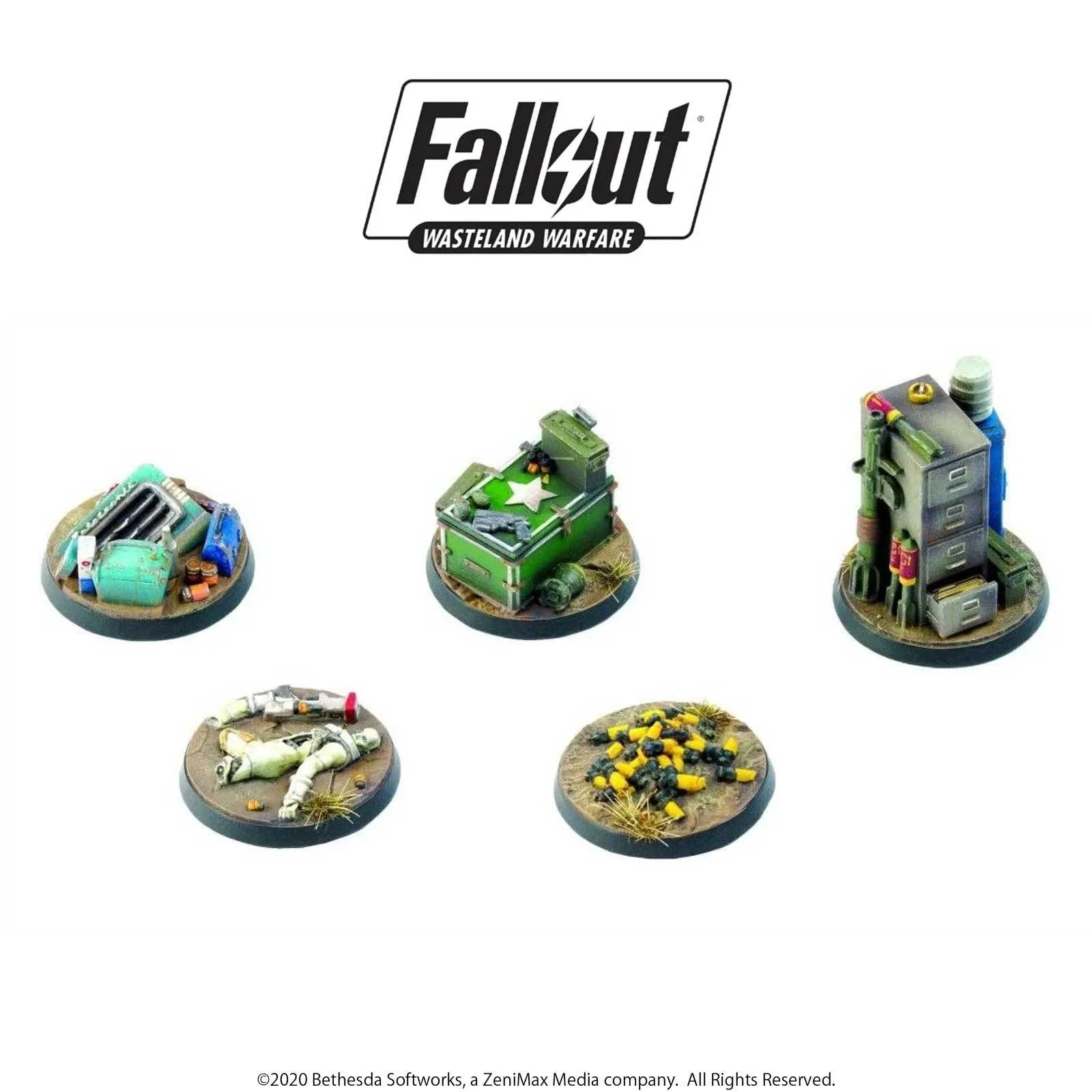 Fallout: Wasteland Warfare - Expansión de Terreno: Marcadores de Objetivo 2