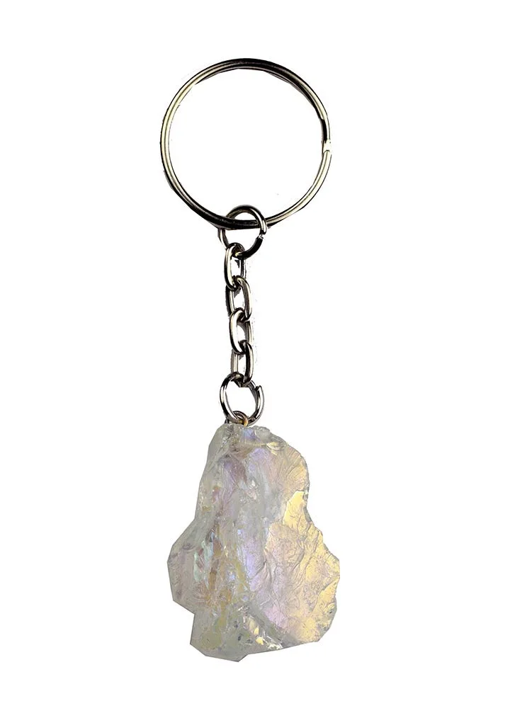 Rough Angel Aura Keyring