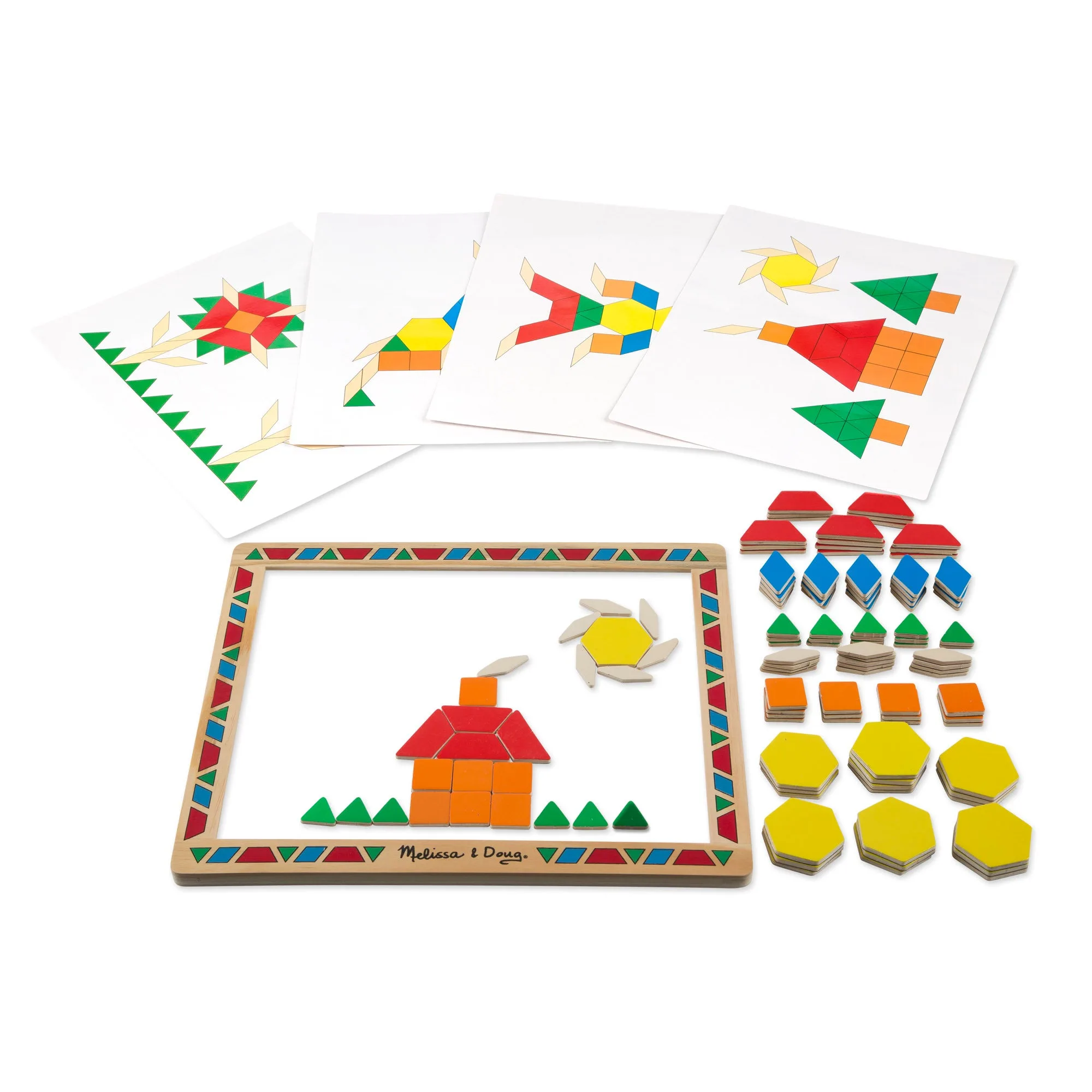 How to Teach Shapes & Colors with Magnetic Pattern Blocks