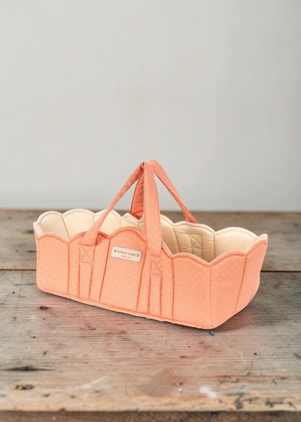Konges Sloejd | Doll Bassinet - Rose Dot