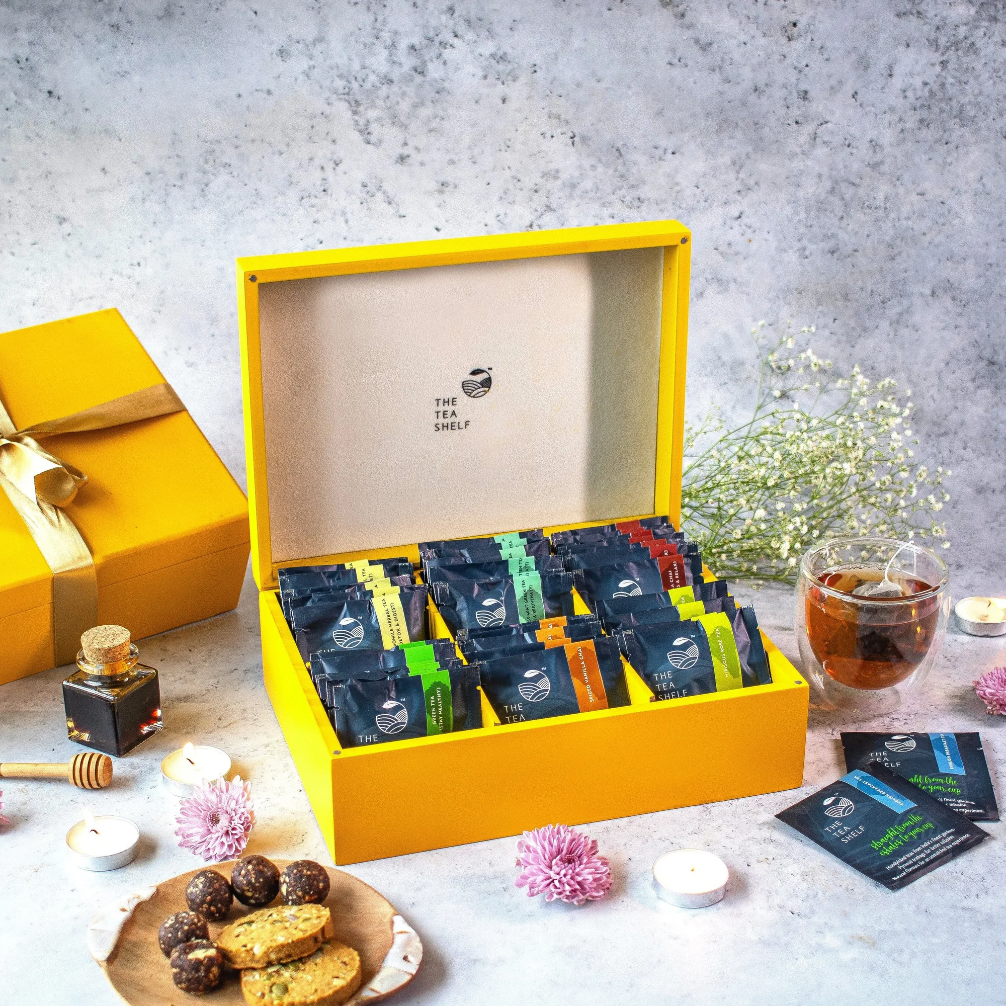 Coffret de thé - Boîte cadeau de thé (Pack de 60)