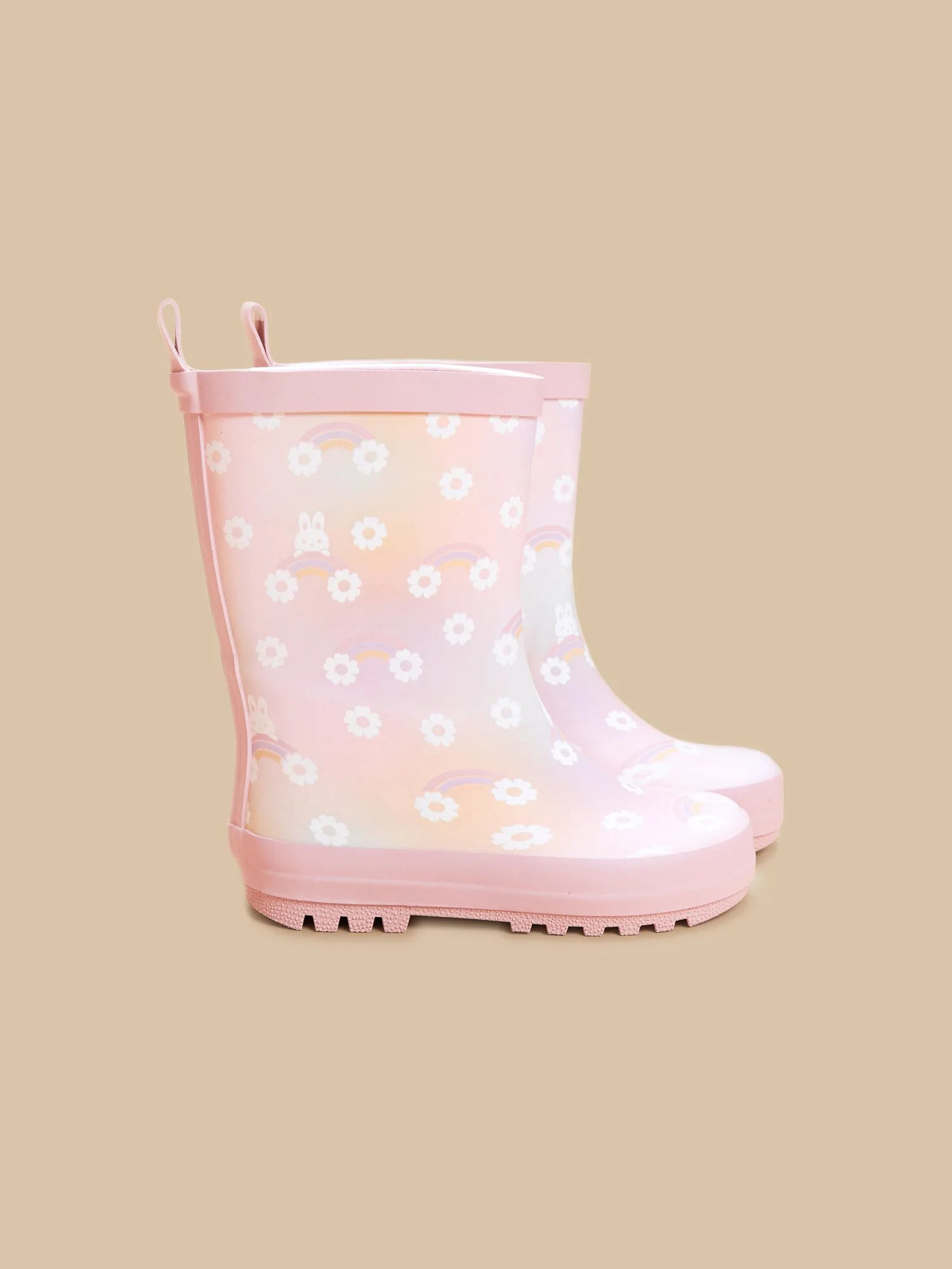 Botas de lluvia Arcoíris Conejo: Diversión en los charcos