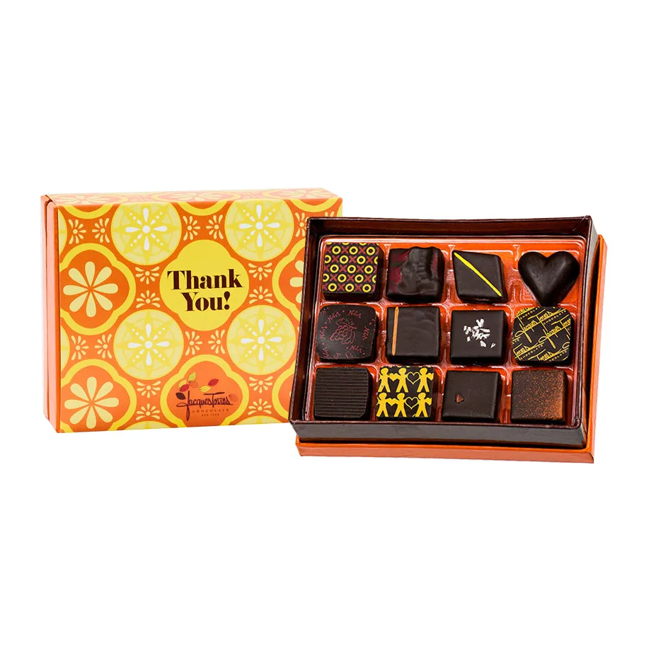 Como escrever uma nota de agradecimento com bombons de chocolate