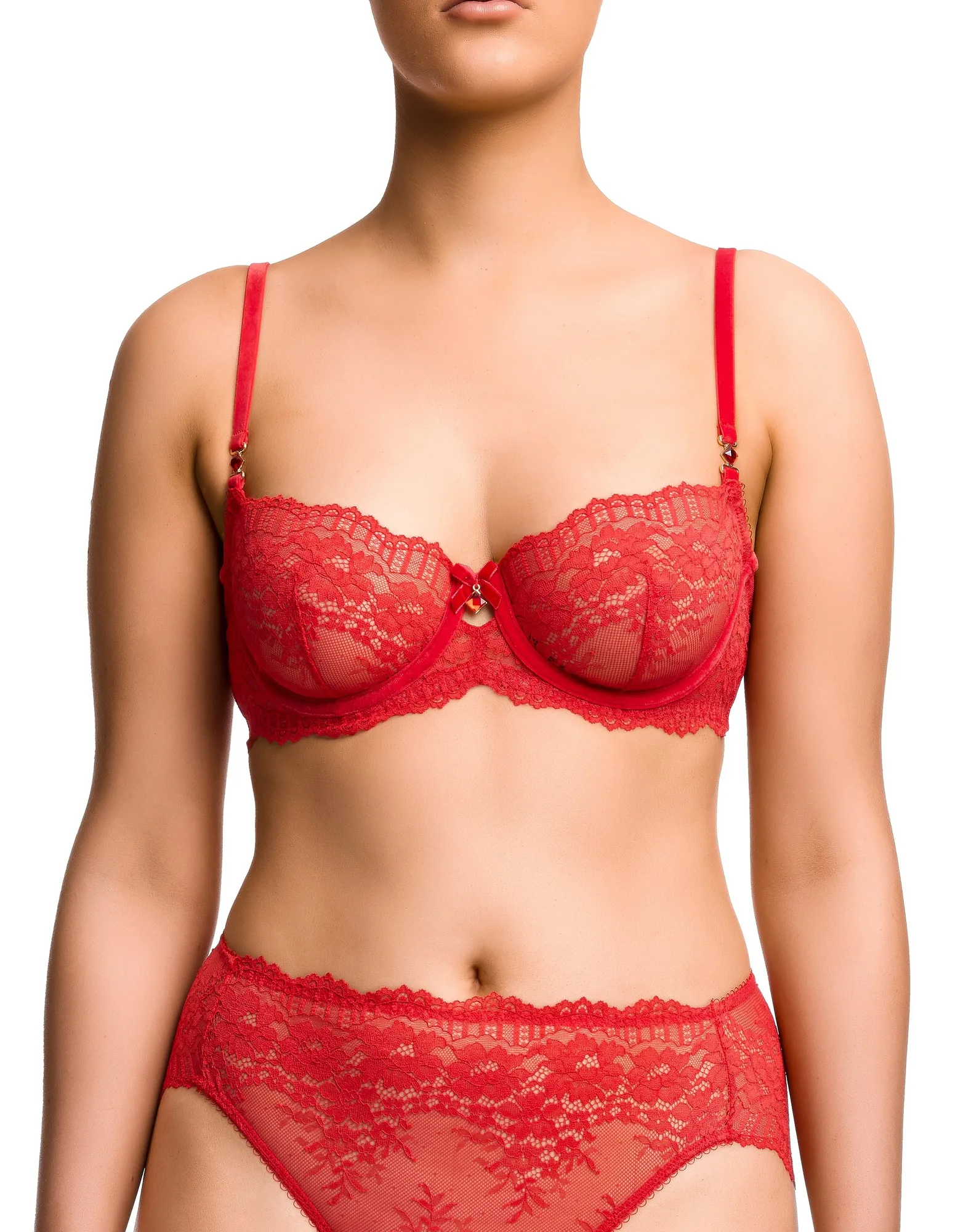 Floradora Balconette Bra - Flame