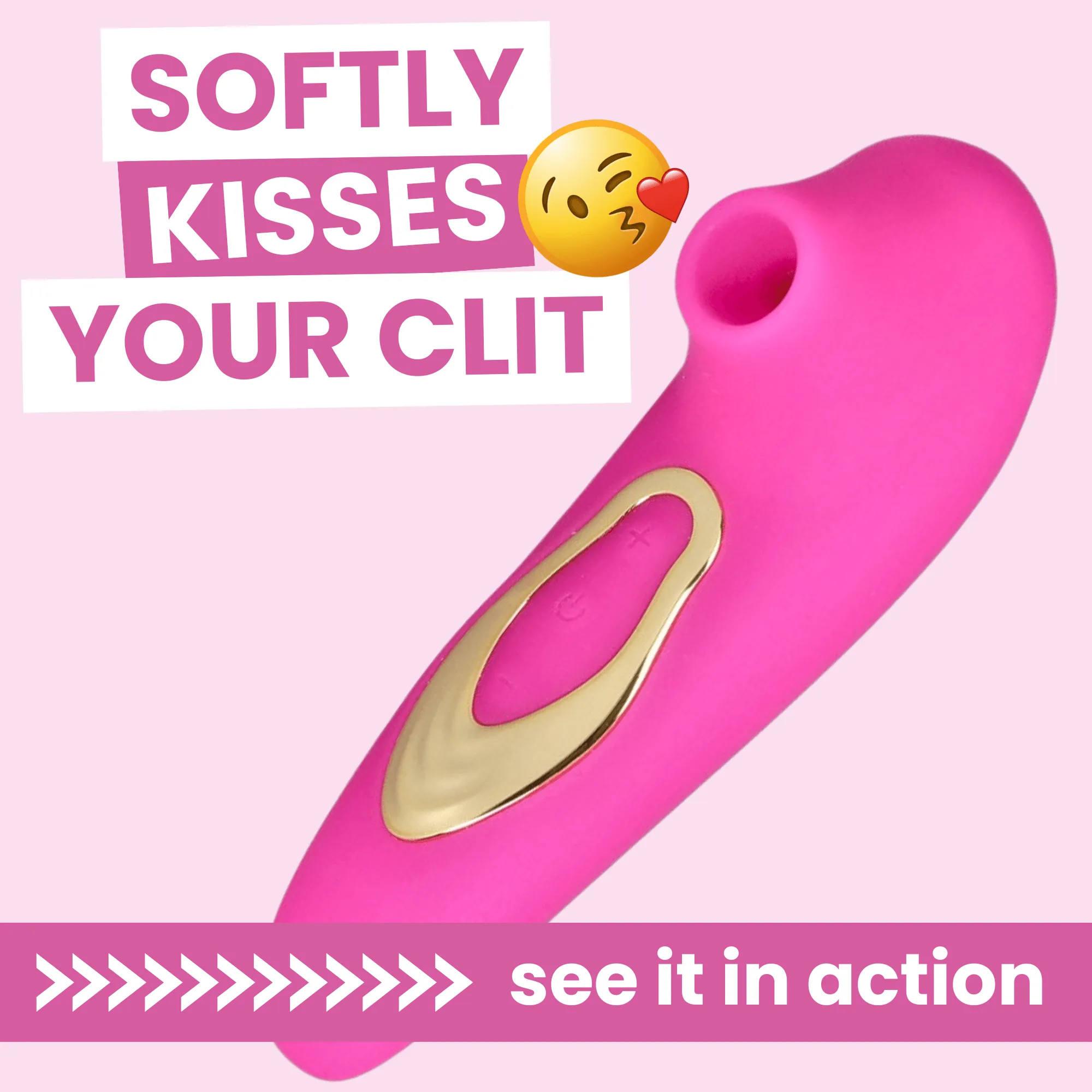 Dolce Silicone Air Pulsating Clit Stimulator