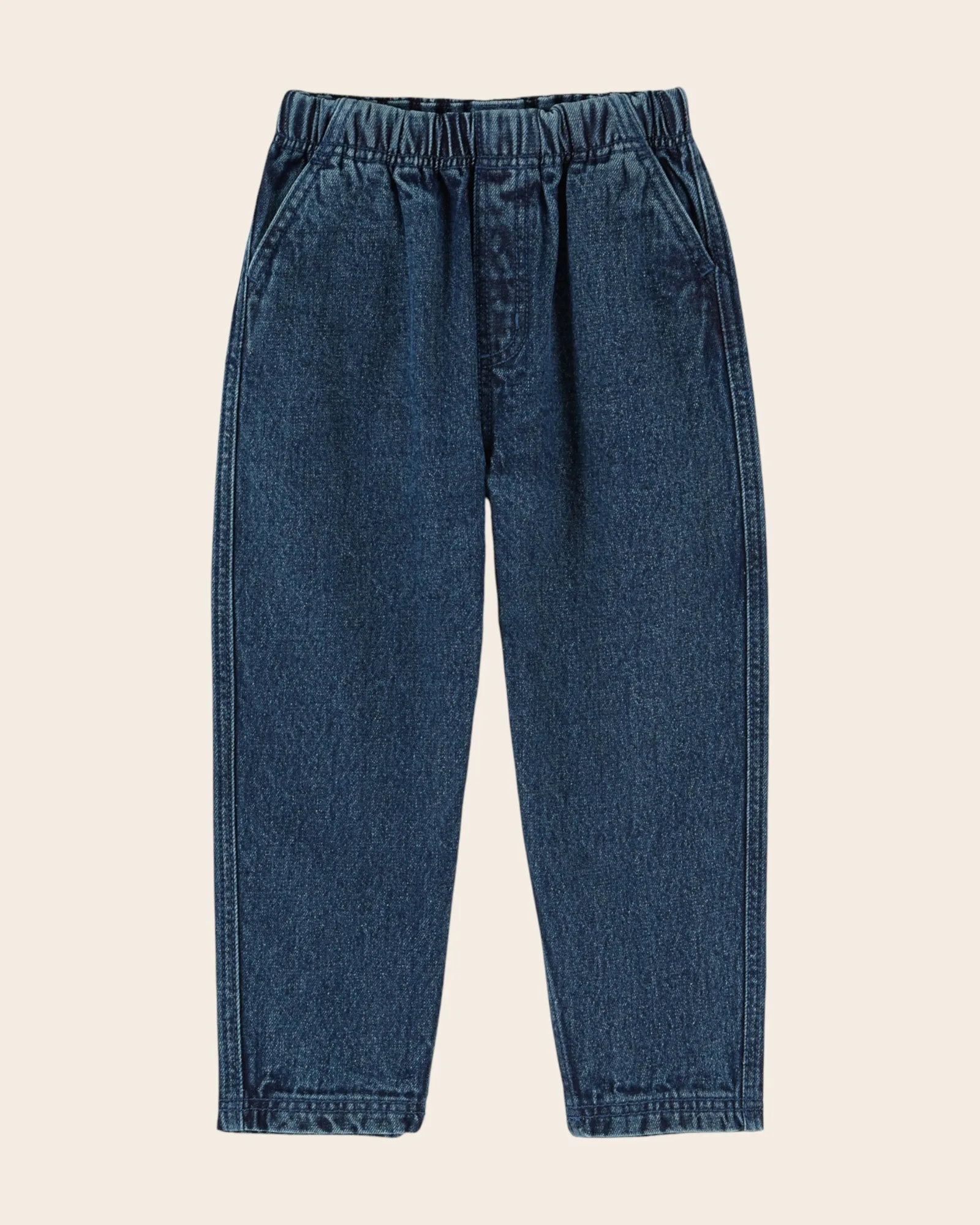 Guide taille et coupe pantalon denim bleu enfant