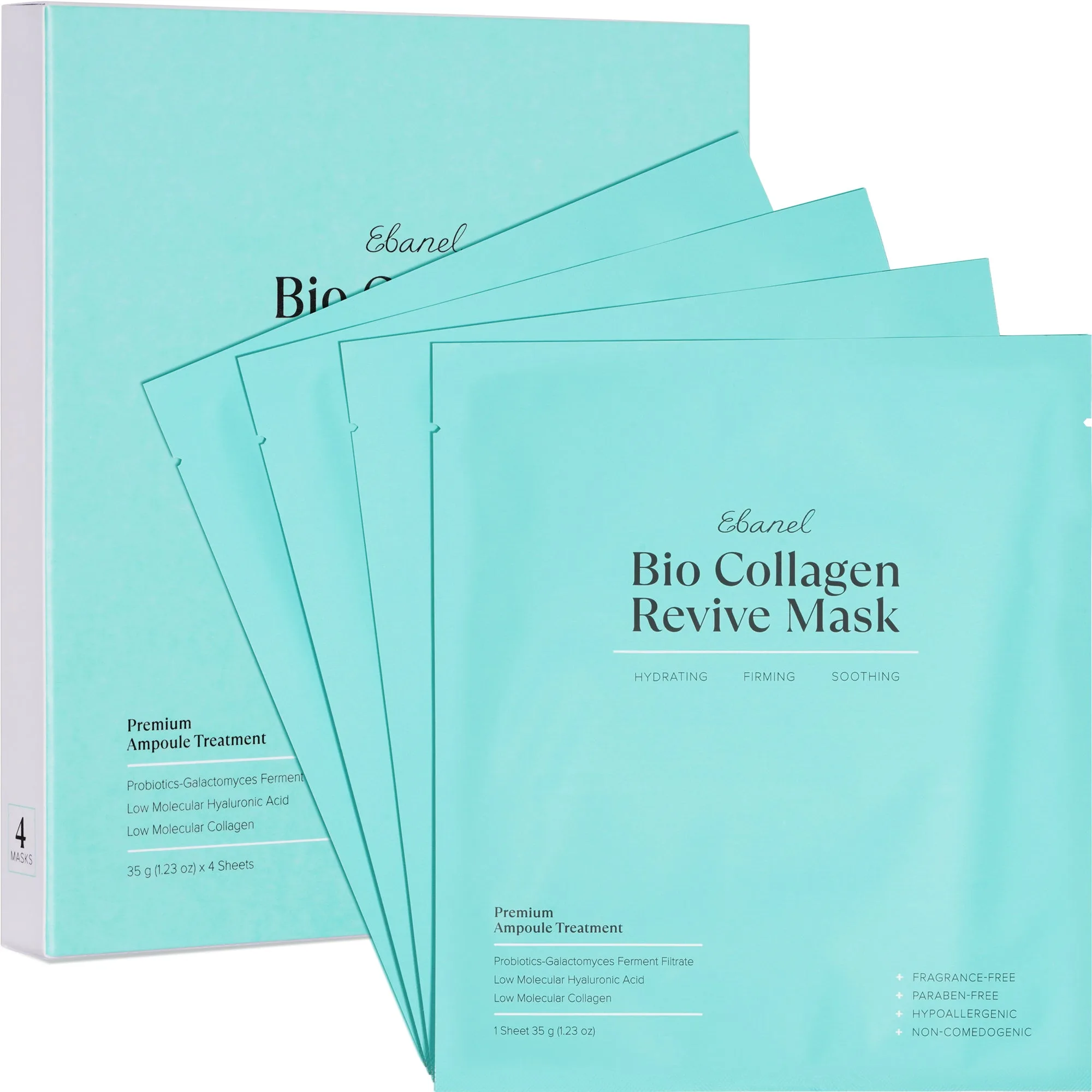 Bio Collagen Revive Mask with 7 Peptides and Ultra-Low-Molecular-Weight Collagen