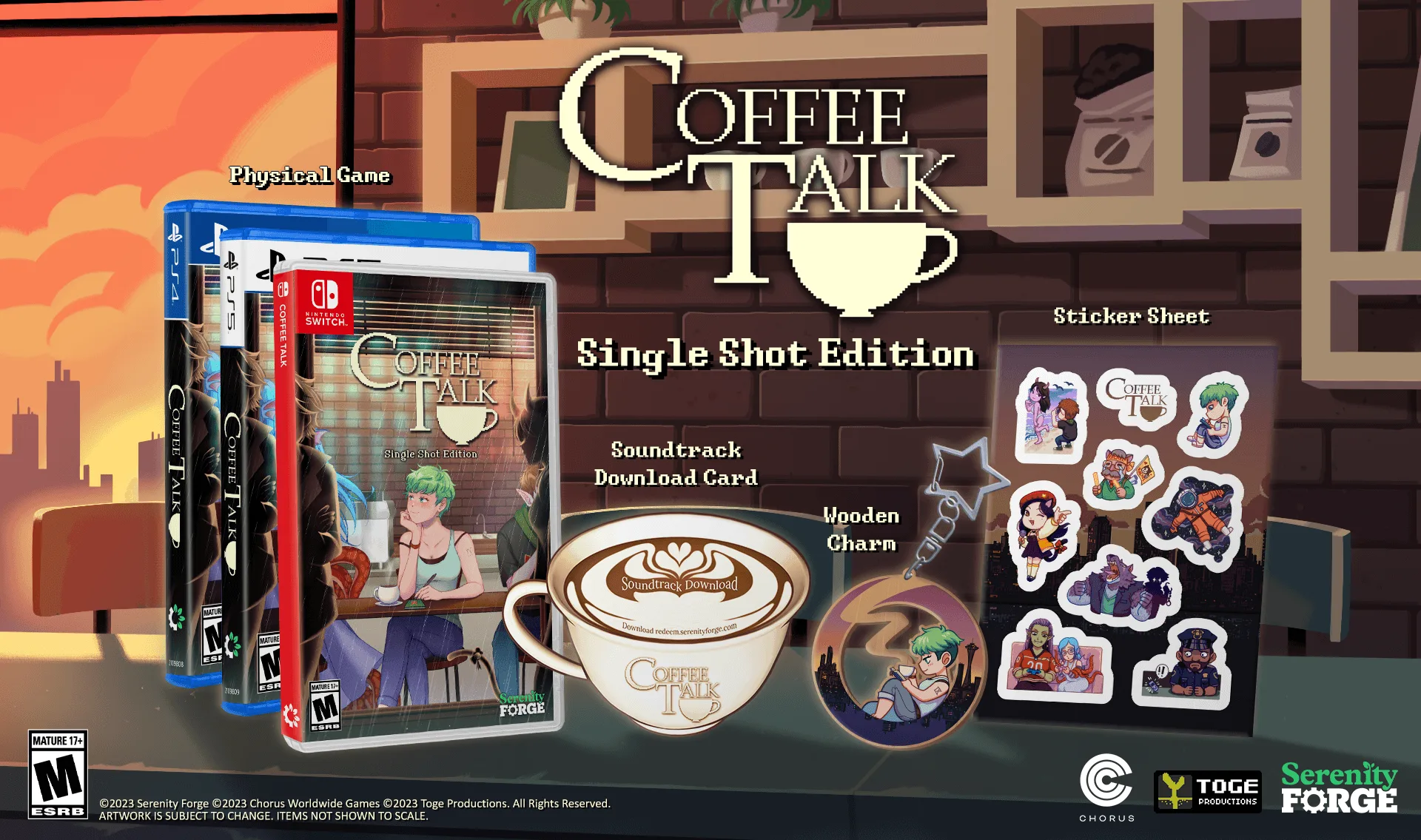 Coffee Talk Single Shot Edition: ما بداخلها