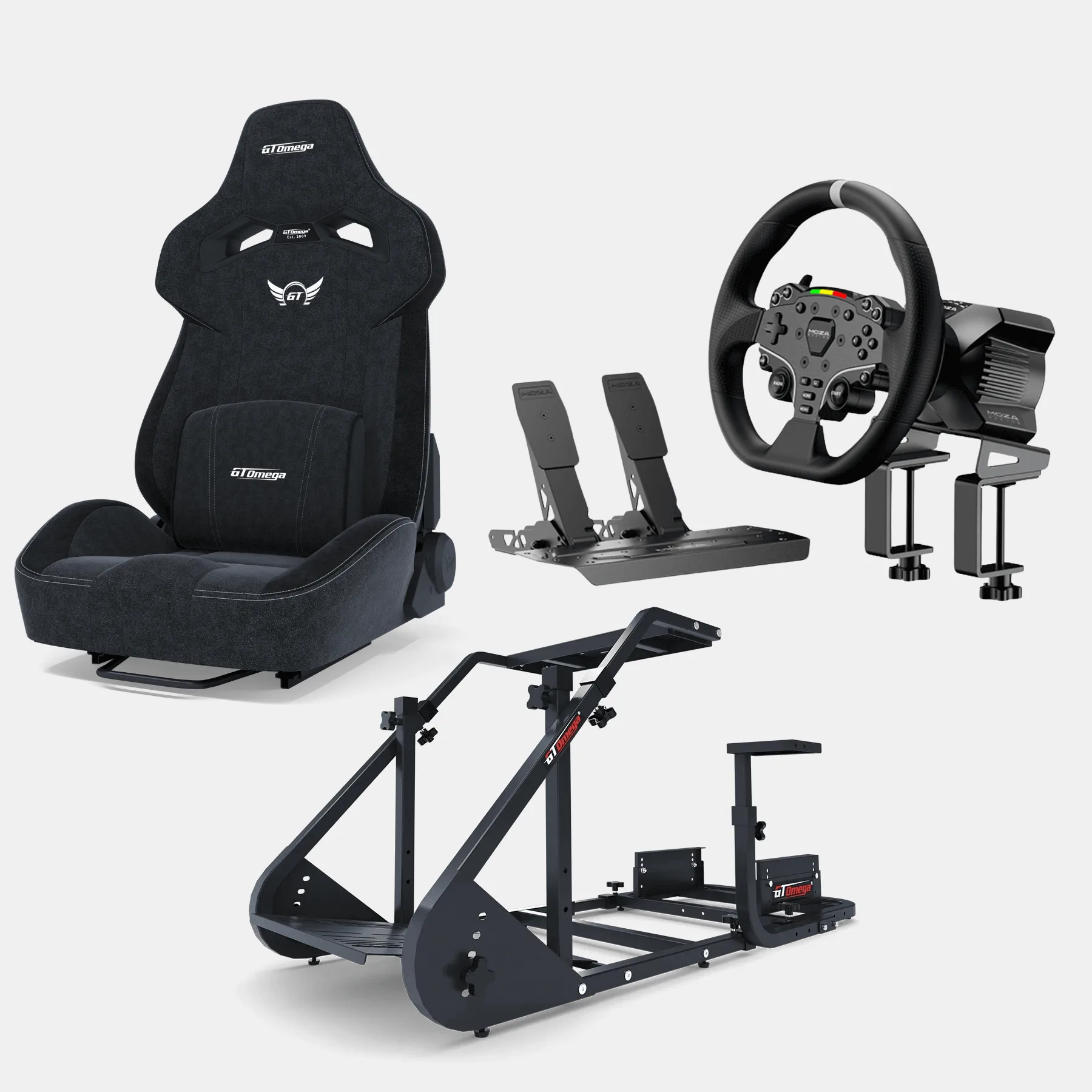 MOZA R3 PC ART Cockpit Bundle