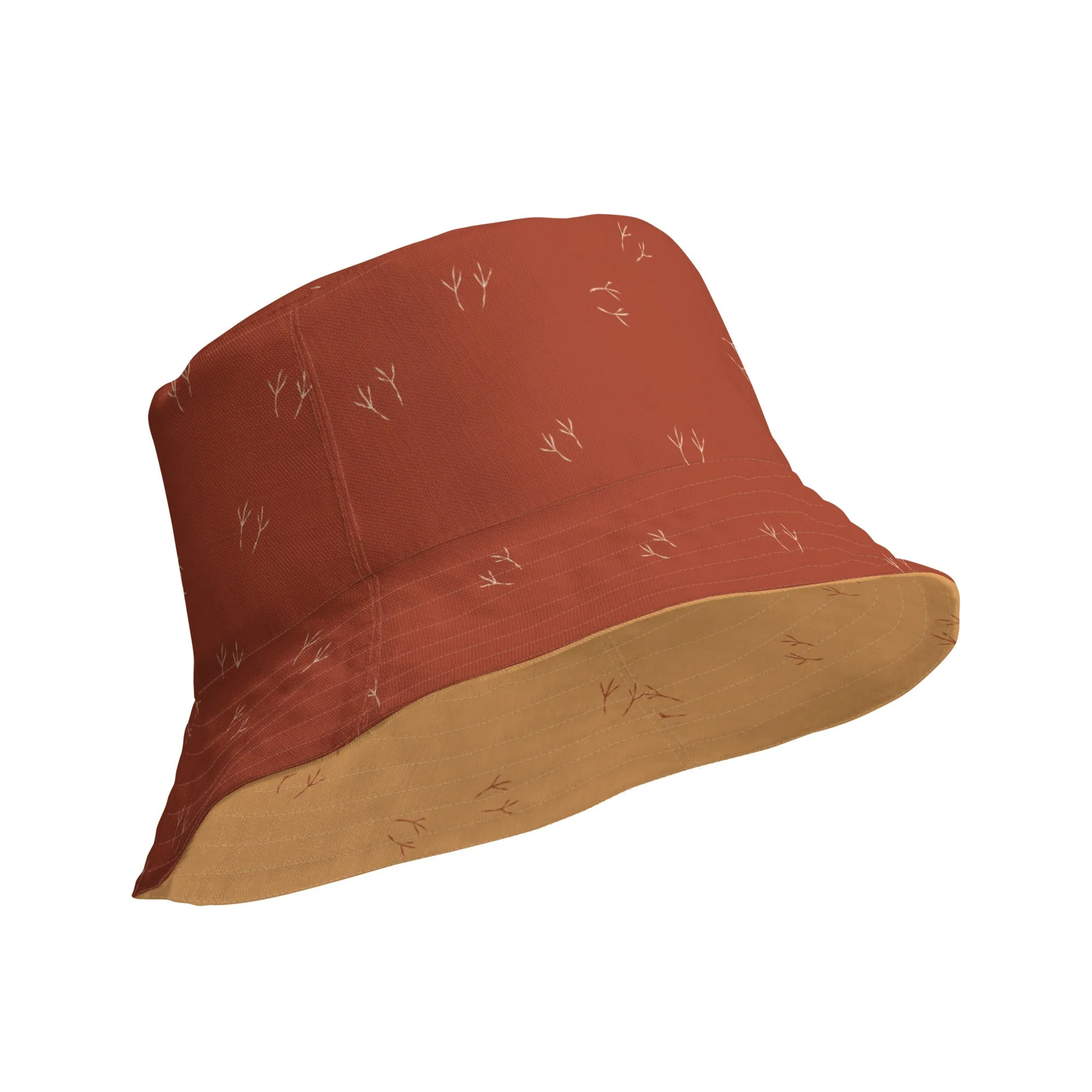 Bird Tracks Reversible Bucket Hat