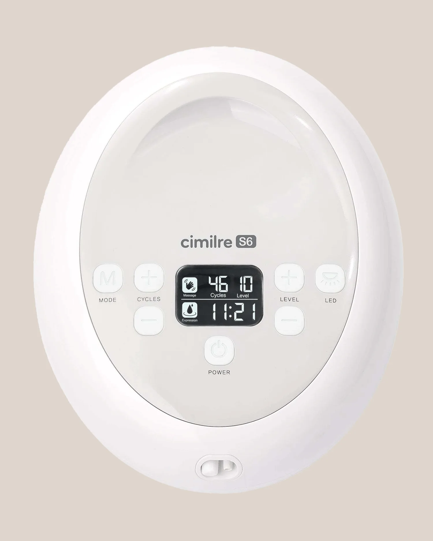 De Cimilre S6 borstkolf comfortabel gebruiken