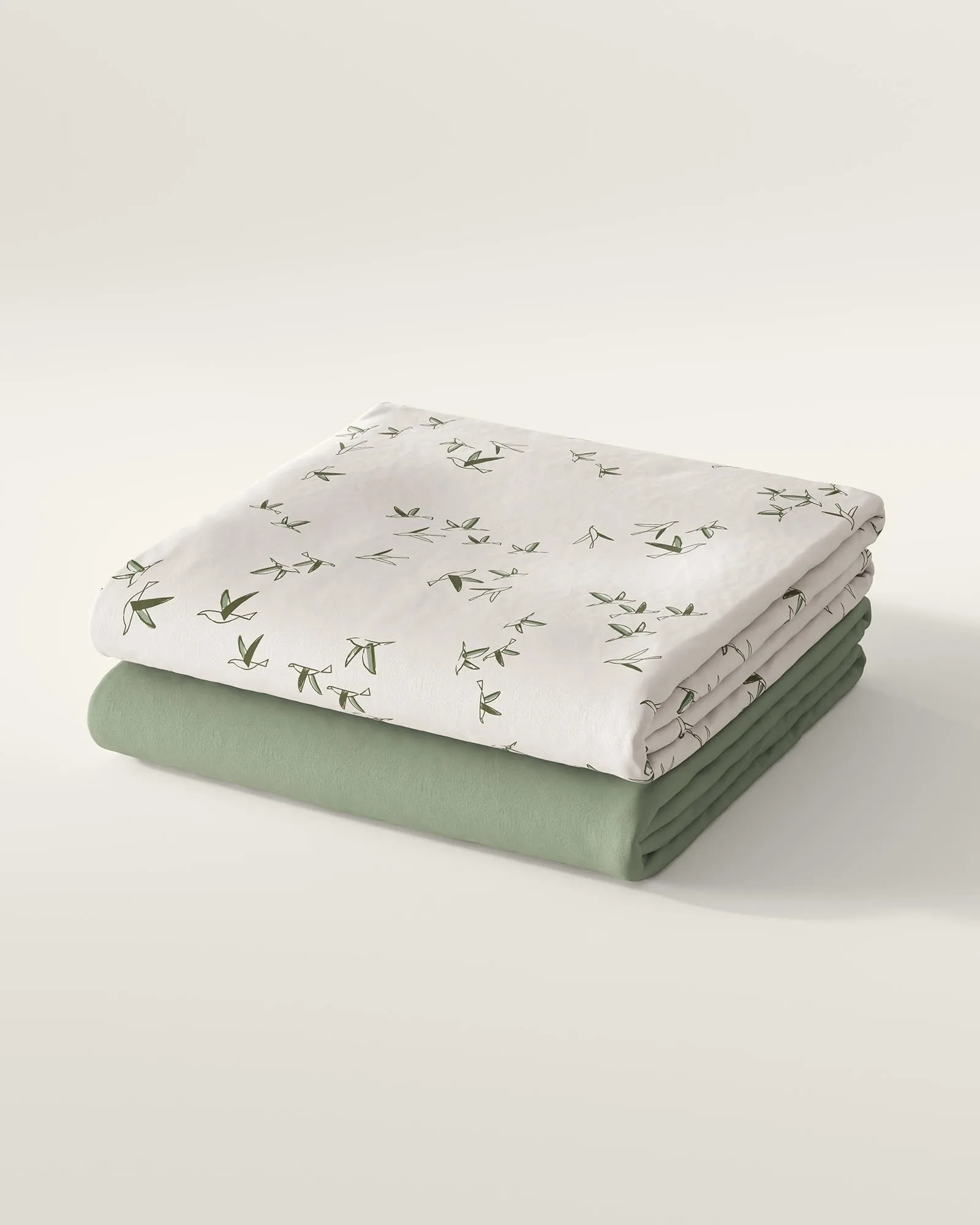 Flutter Organic Crib Sheet Set