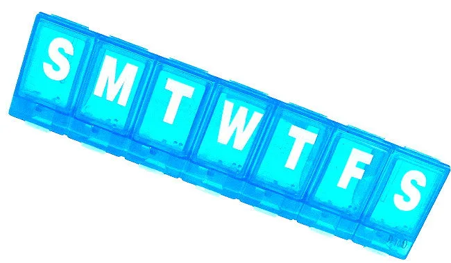 Locking 7-Day Pill Organizer XXL