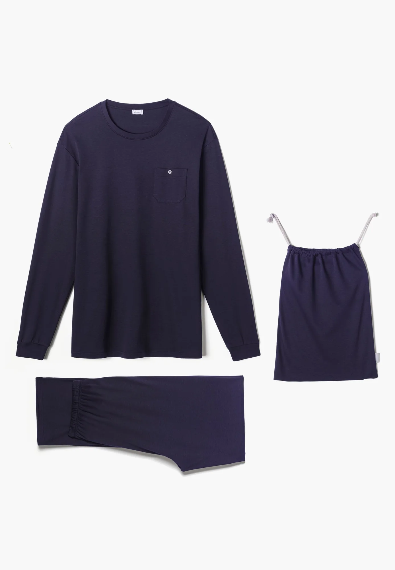 Traveller Set langarm - navy