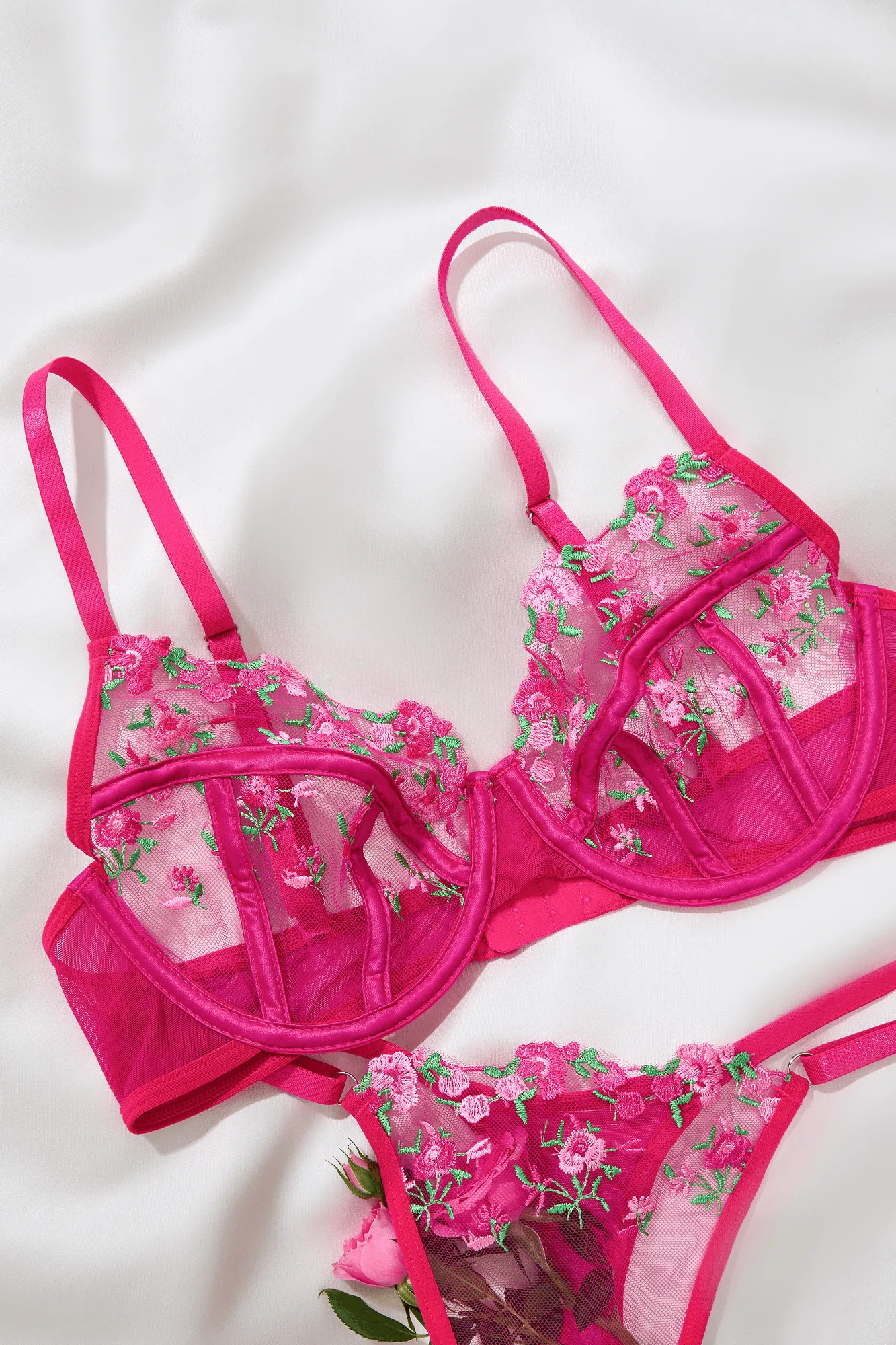 Hot Pink Blossom Lingerie: Care & Styling Tips