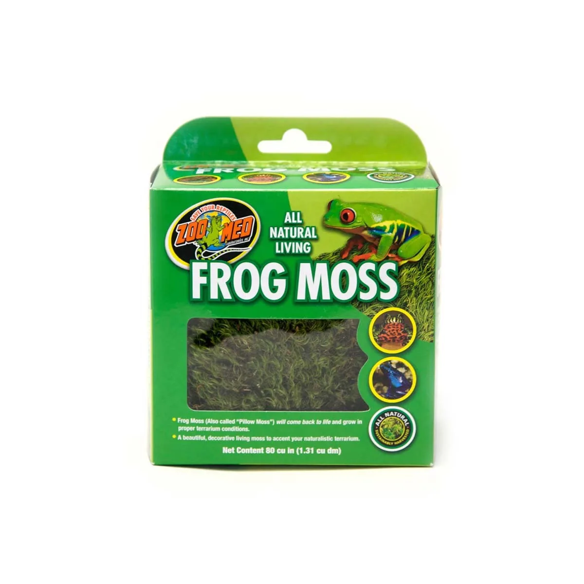 Zoo Med Frog Moss Bettwäsche für Reptilien einrichten