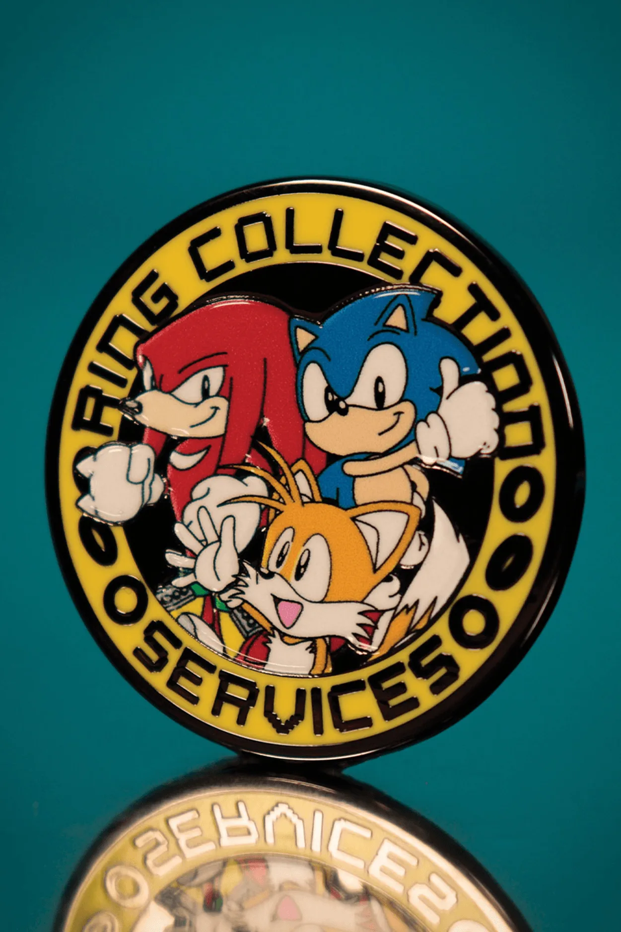 Pin's Sonic, Tails et Knuckles par Fanattik