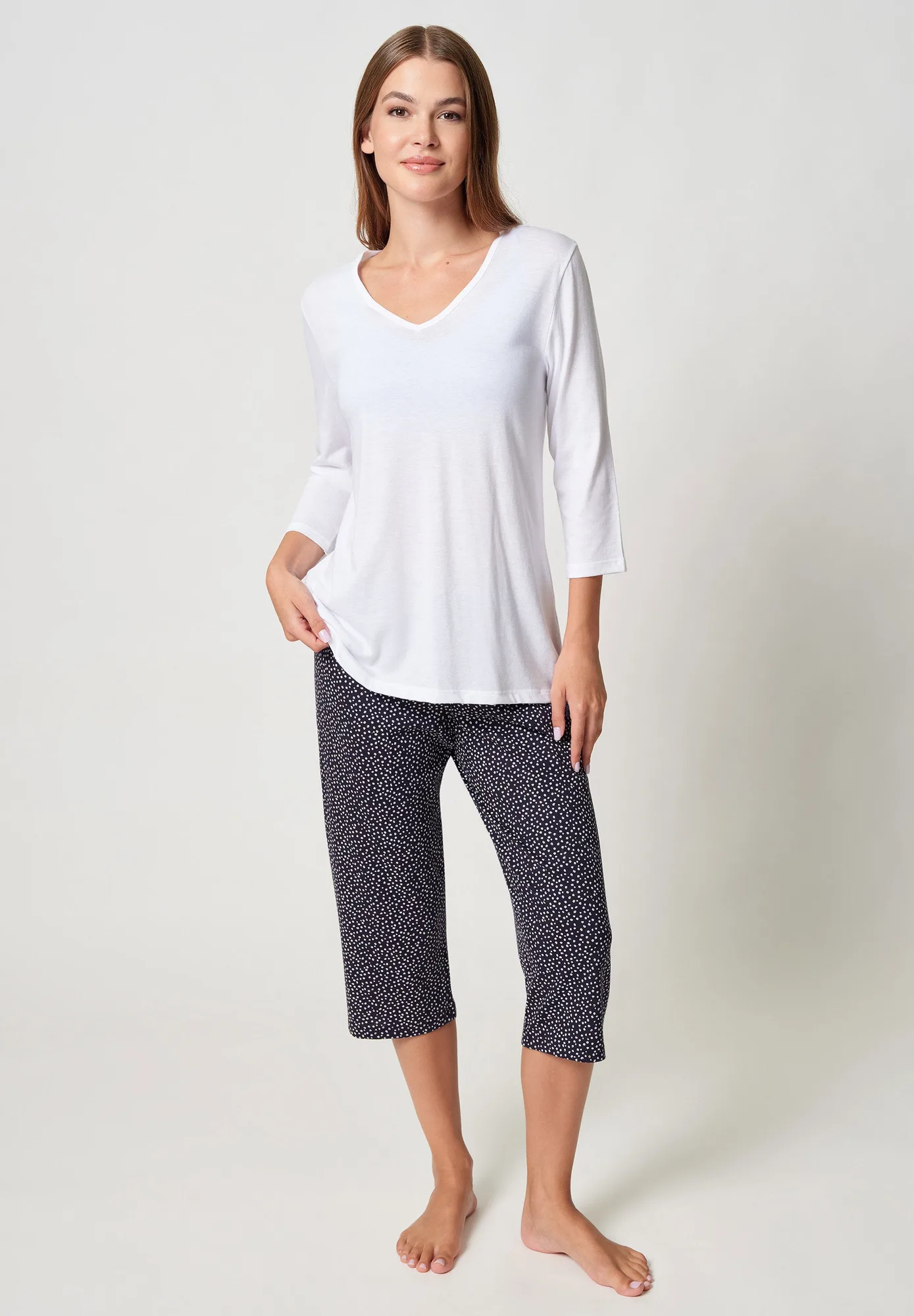 Casual at Home Pyjama 3/4 | crazy dots 010440-01H472