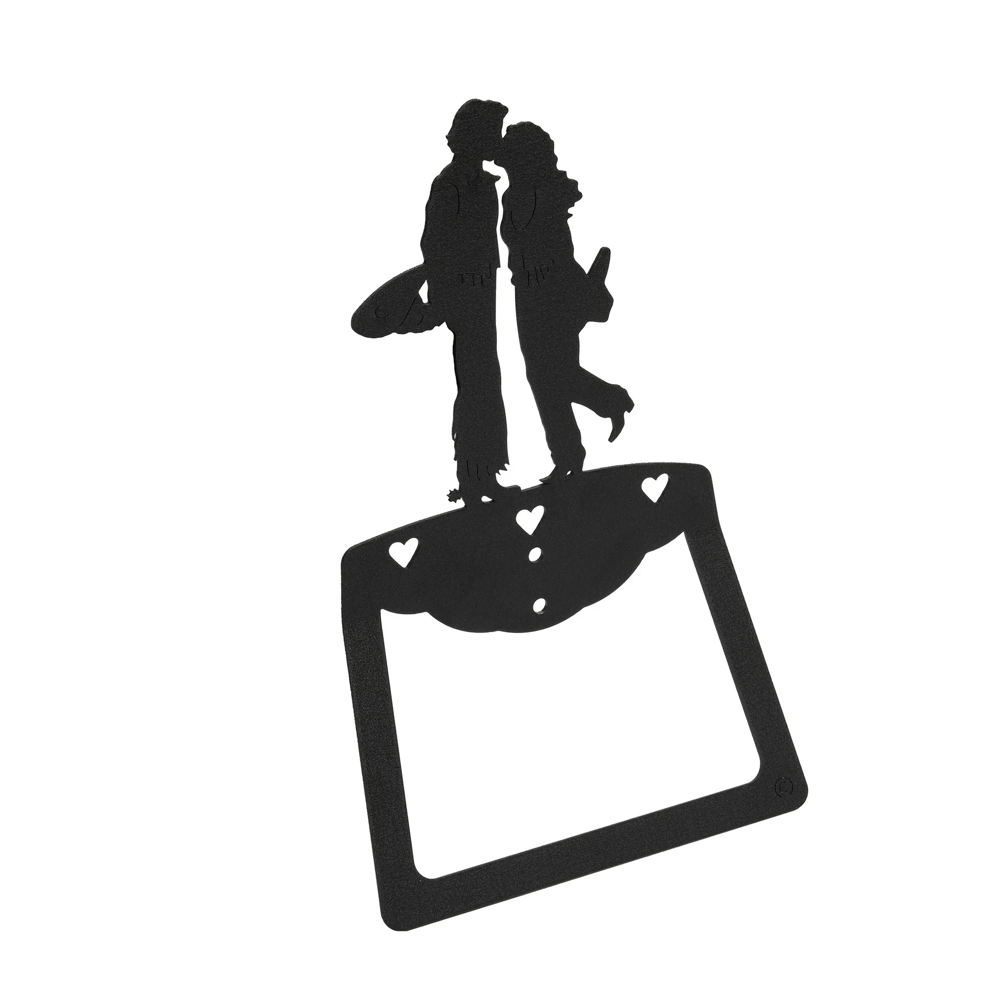 Cowboy & Cowgirl kus handdoekring stylen