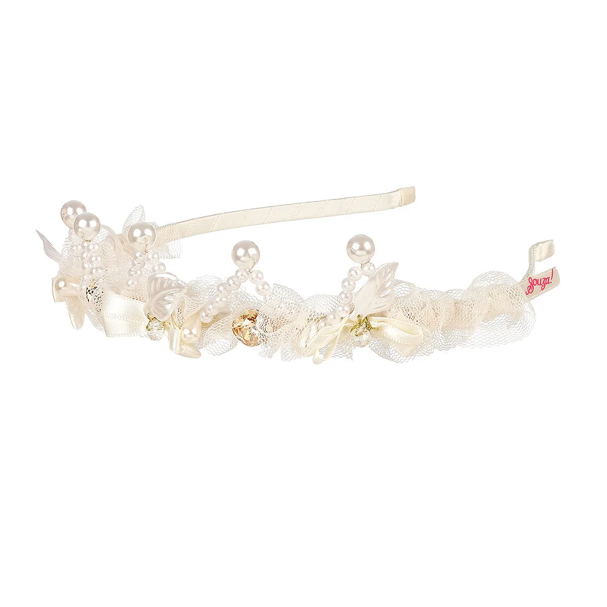 Juno Tiara w/off white pearls - Hair Accessory
