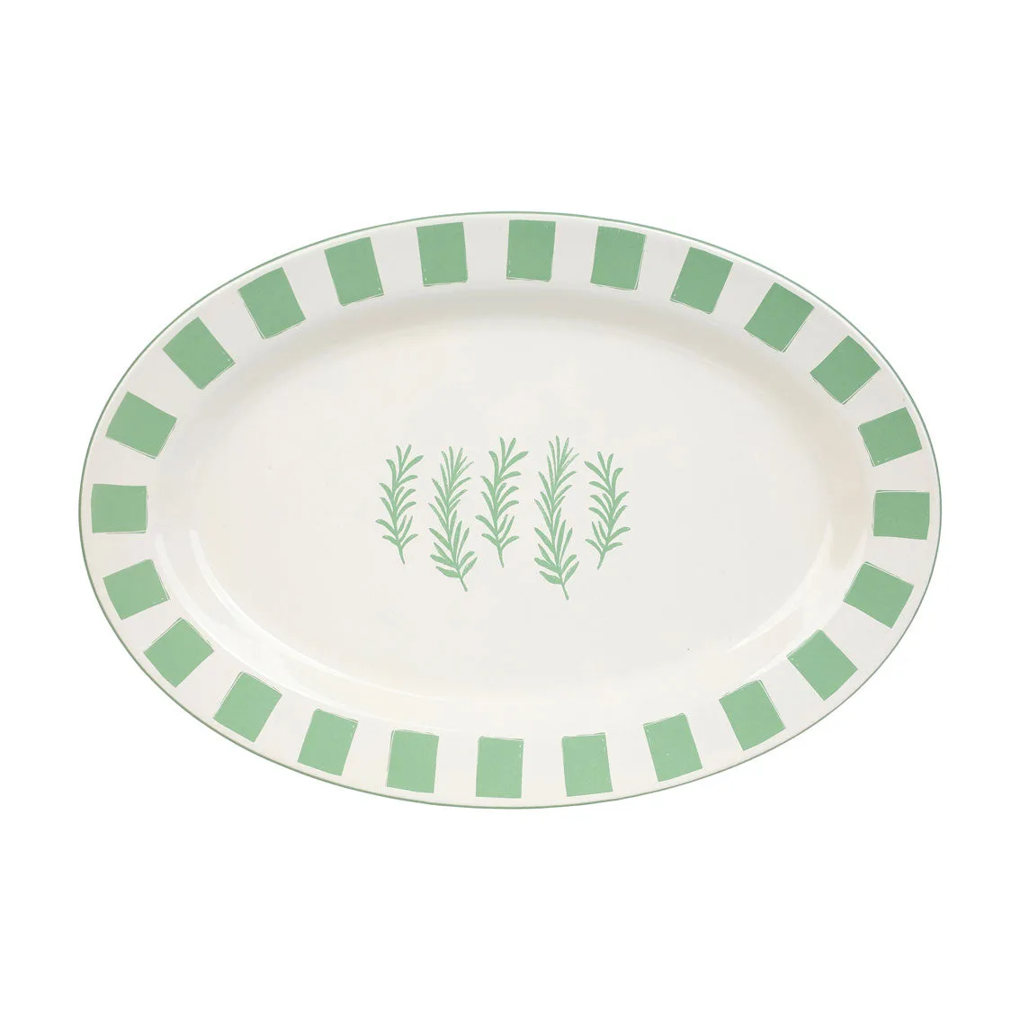 Rosemary Enamel Platter - 36cm