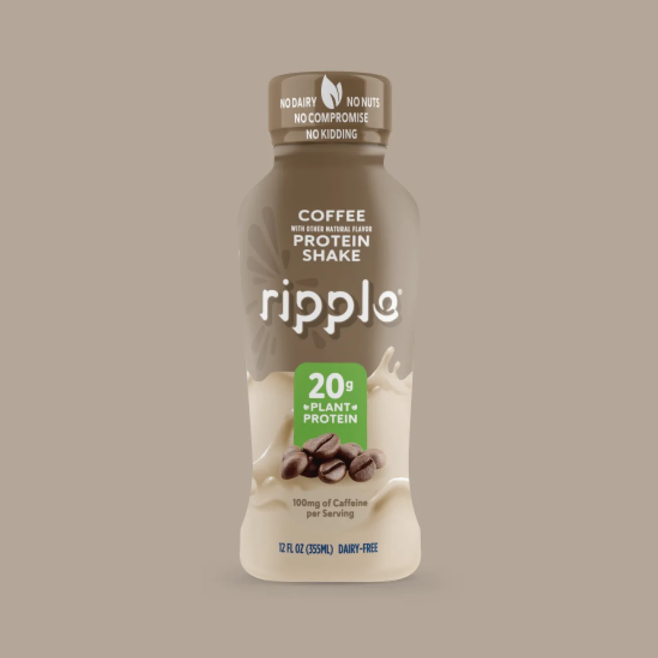 Ripple Coffee Plant-Based Protein Shake (Four Cases of 12)