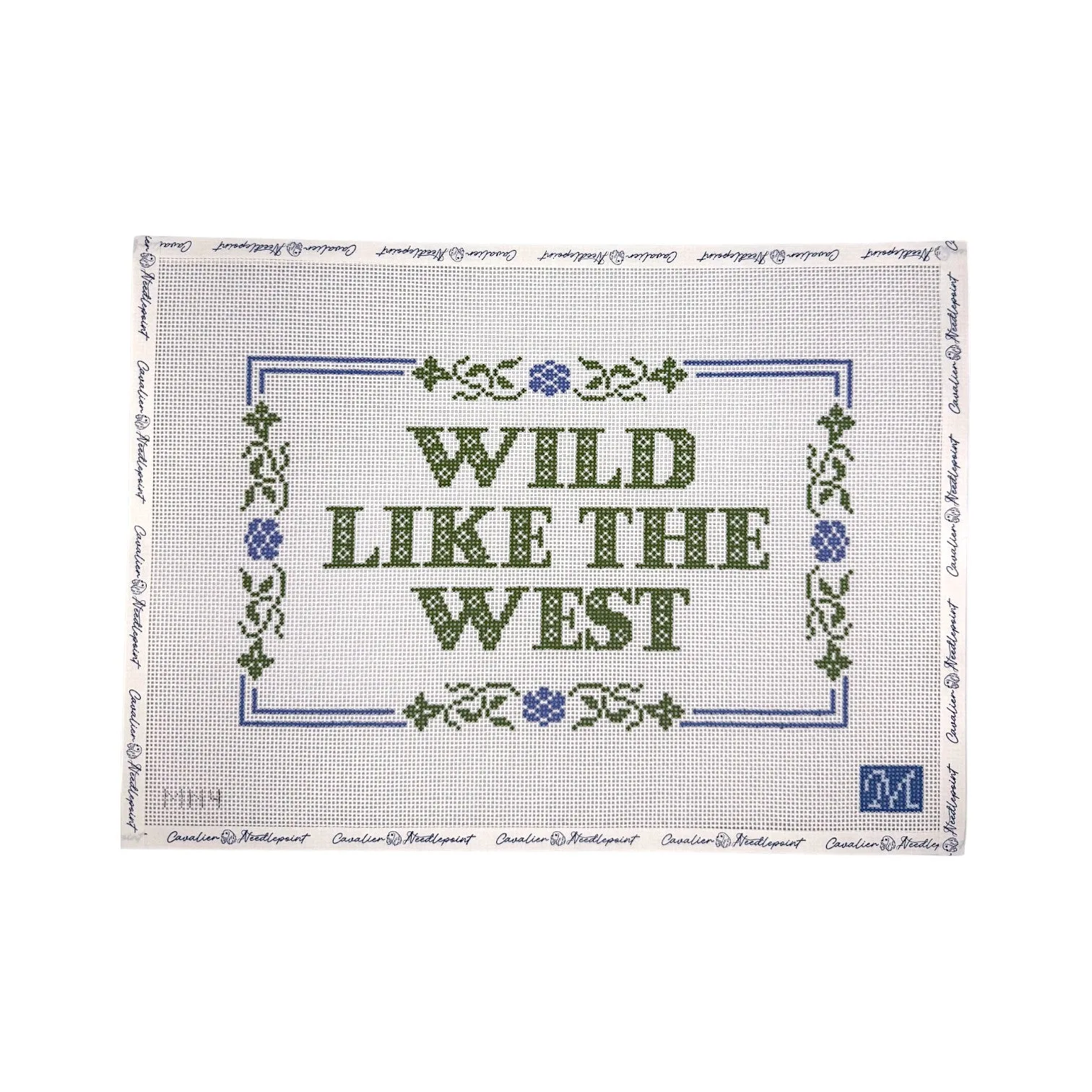How to Stitch a Wild West Needlepoint Canvas