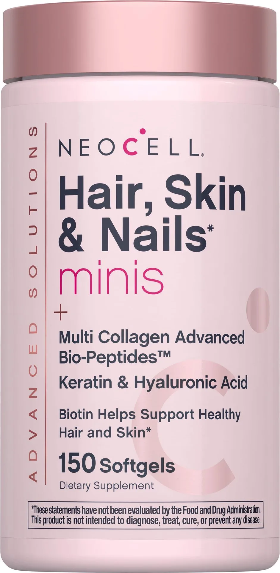 Hair, Skin & Nails Minis + Multi Collagen Bio-Peptides, 150 Softgels