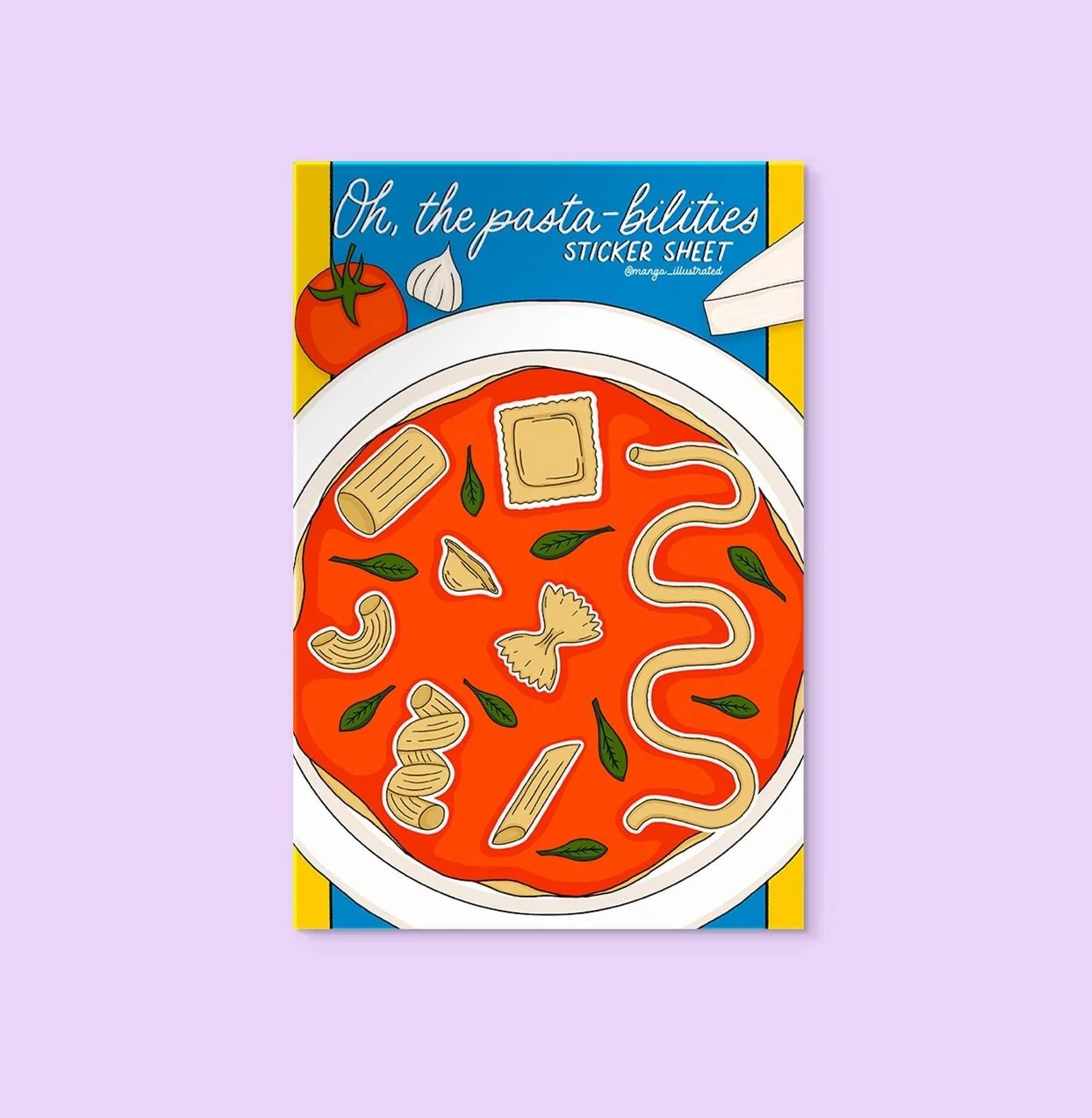 5 kreative Ideen für ein Pasta-Stickerblatt