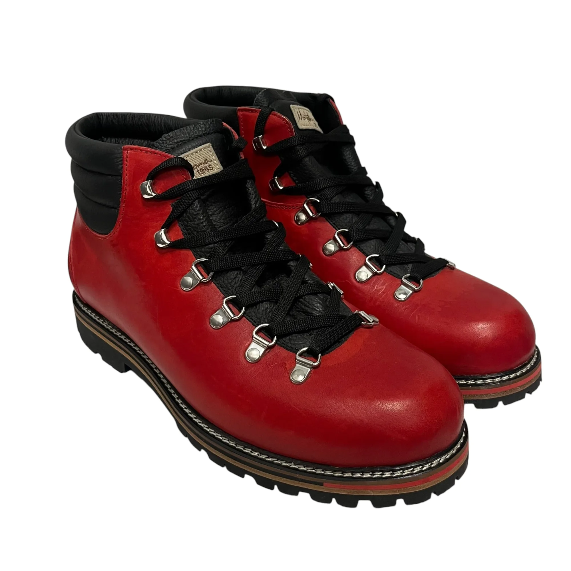 Montelliama/Lace Up Boots/EU 43/Leather/RED/