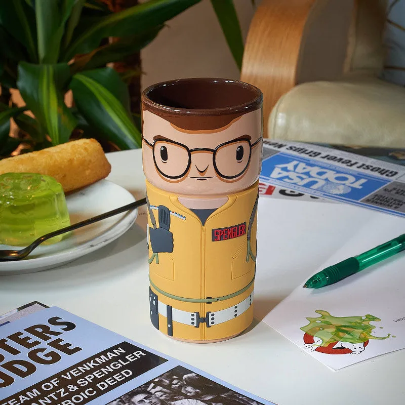 แก้ว Ghostbusters CosCup Egon Spengler เทียบกับแก้วมาตรฐาน